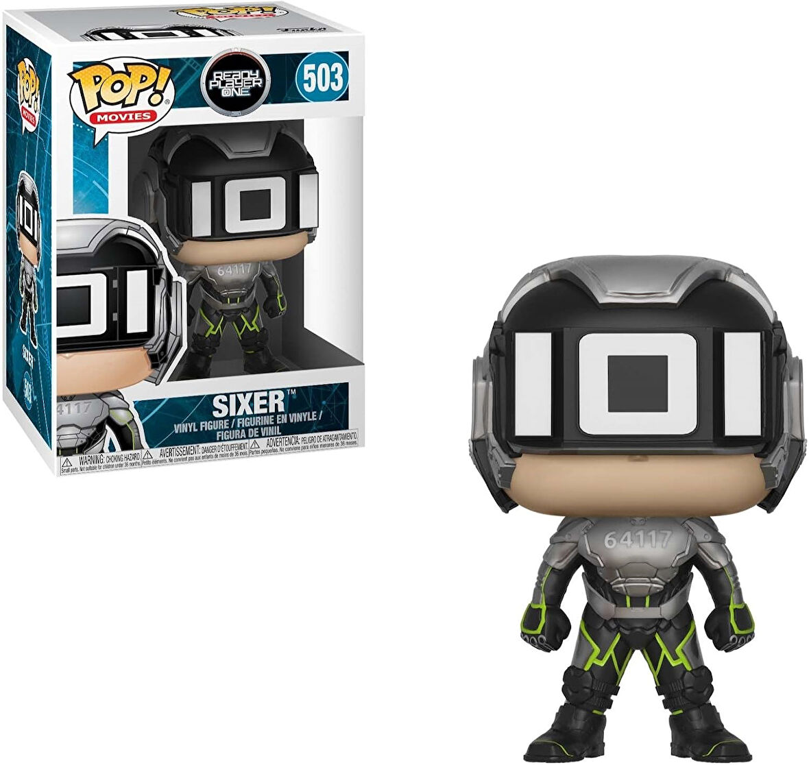 Funko 22057 S1 Pop Vinylfigur: Ready Player One: Sixer, Multi