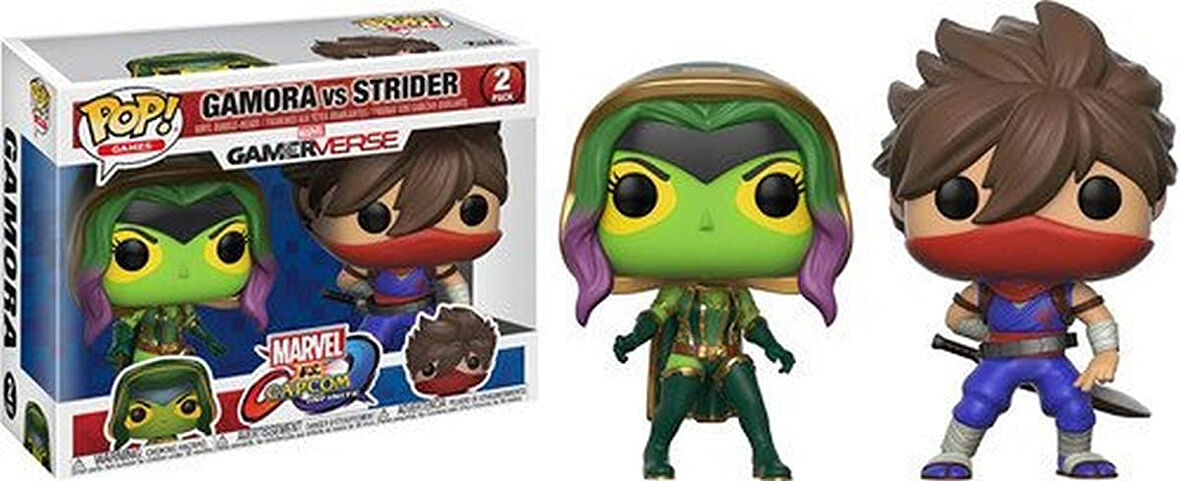 Funko 22776 Pop. Vinil 2'Li Paket: Capcom Vs. Marvel: Gamora Vs Strider