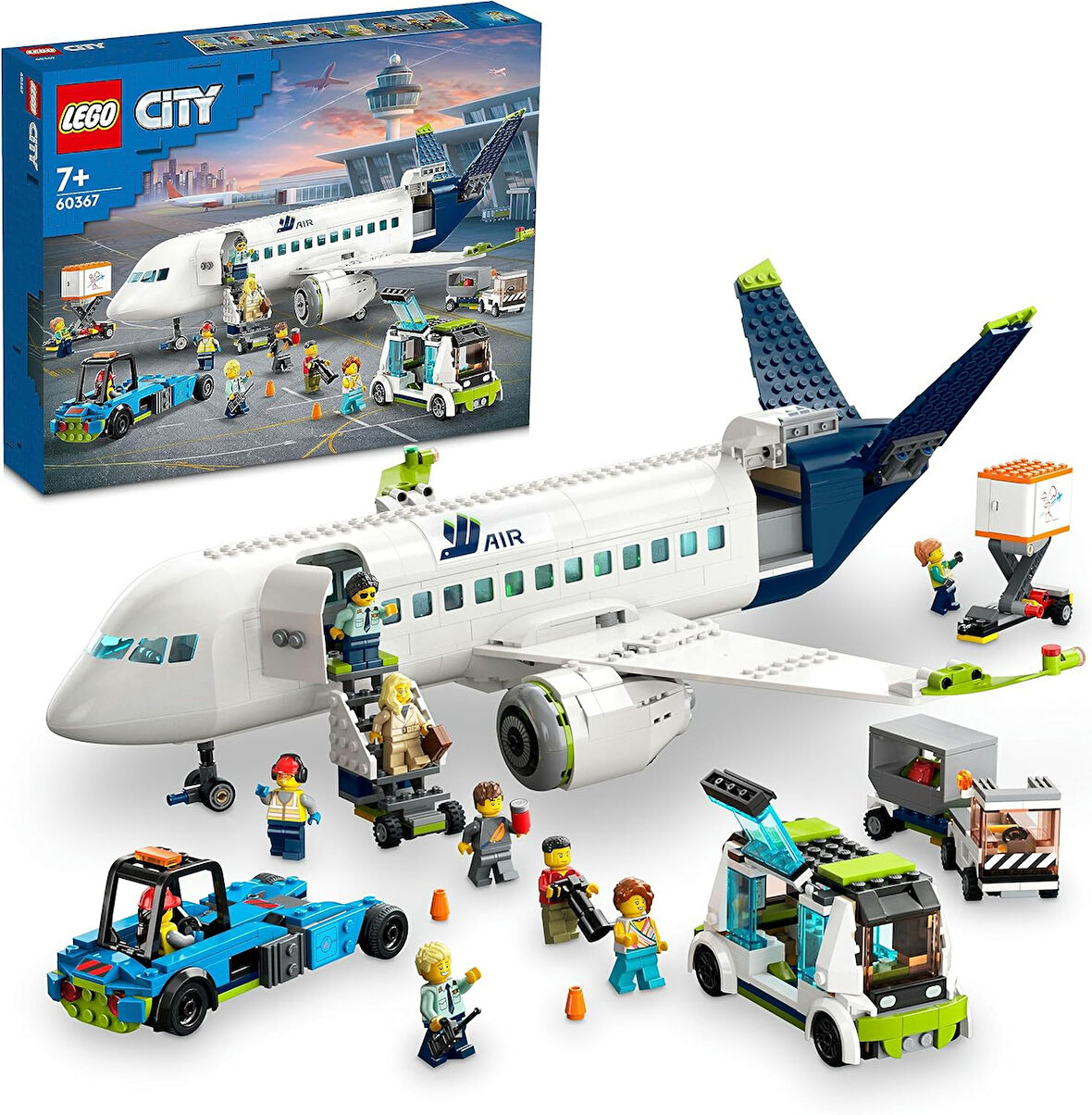 Lego® City Yolcu Uçağı 60367 - Yaş Ve Üzeri Çocuklar Ve Uçak Meraklıları Için Yaratıcı Oyuncak Yapım