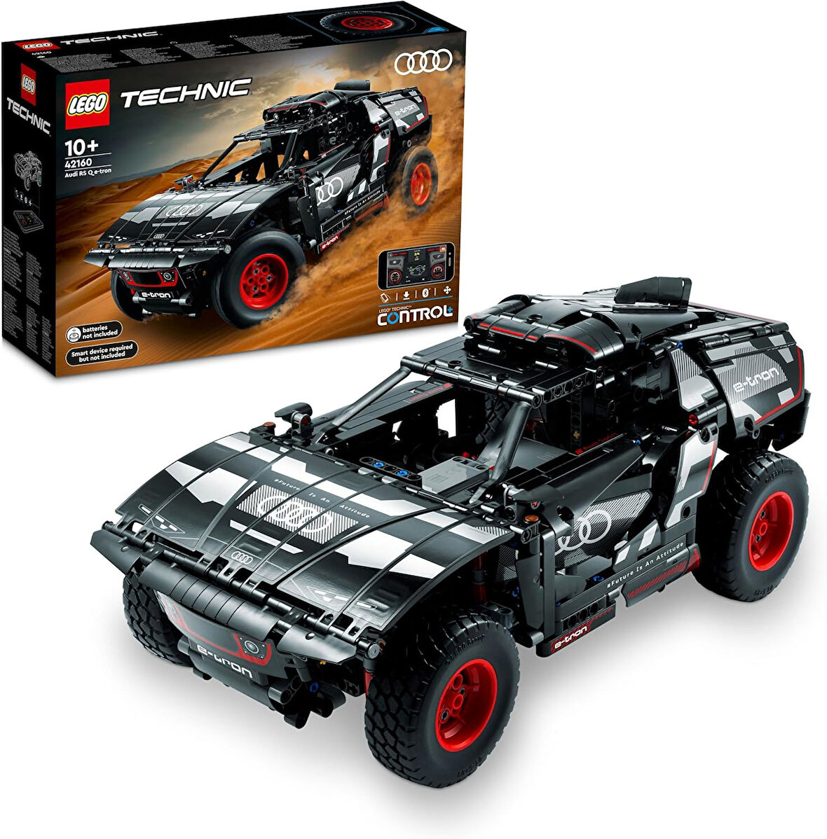 Lego® Technic Audi Rs Q E-Tron 42160-10 Yaş Ve Üzeri Uzaktan Kumandalı Ralli Arabalarını Seven Çocuk