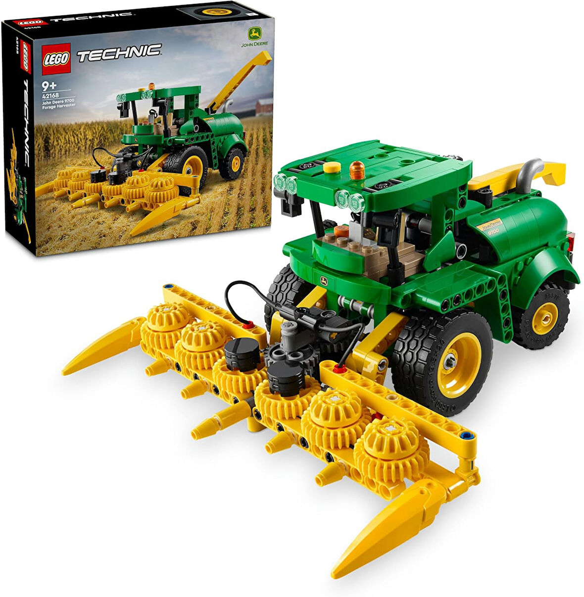 Lego Technic John Deere 9700 Forage Harvester 42168-9 Yaş Ve Üzeri Çocuklar Için Tarım Aracı İçeren 