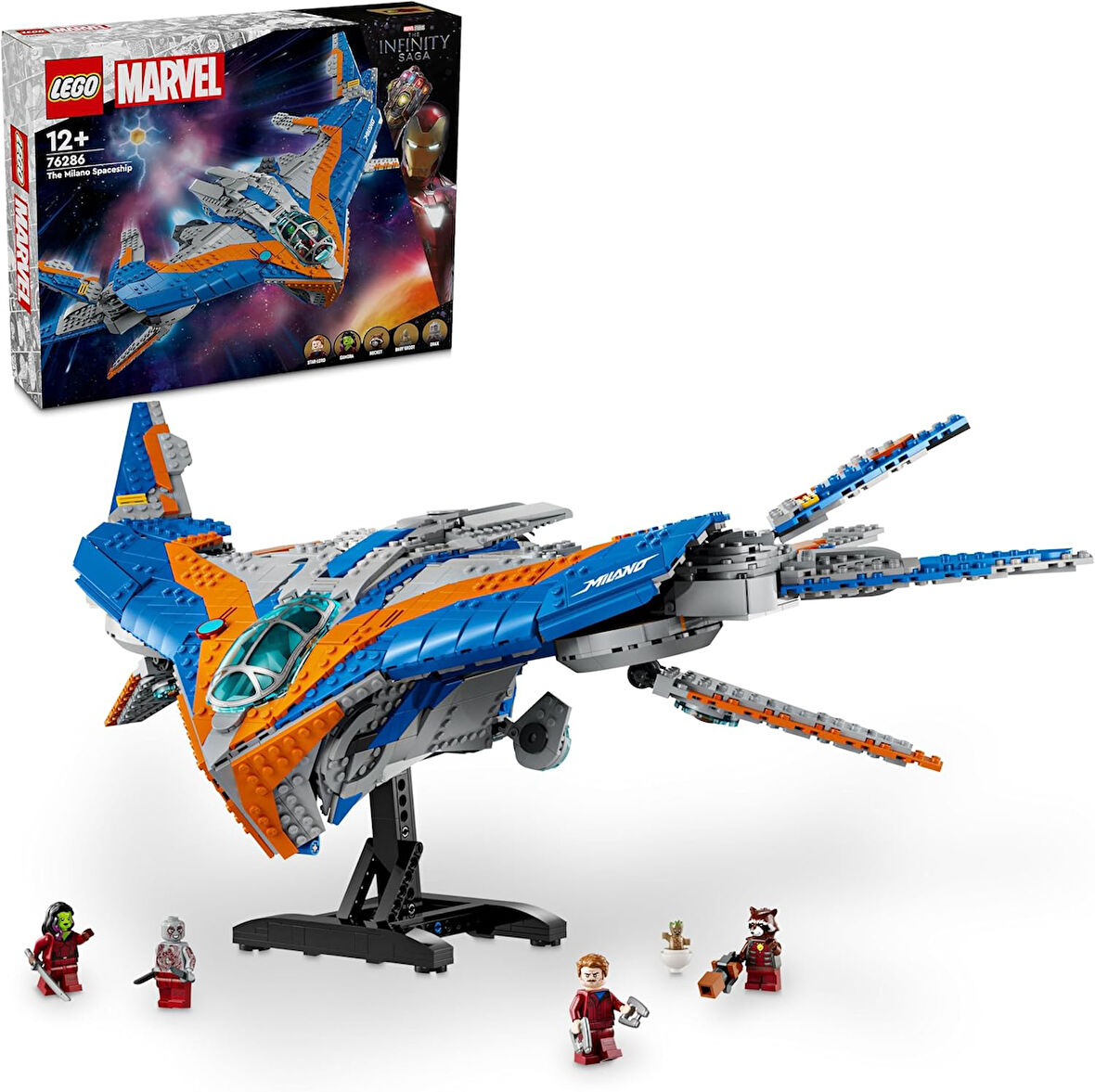 Lego Marvel Galaksinin Koruyucuları: Milano 76286 – 12 Yaş Ve Üzeri Süper Kahraman Sevenler İçin İnş