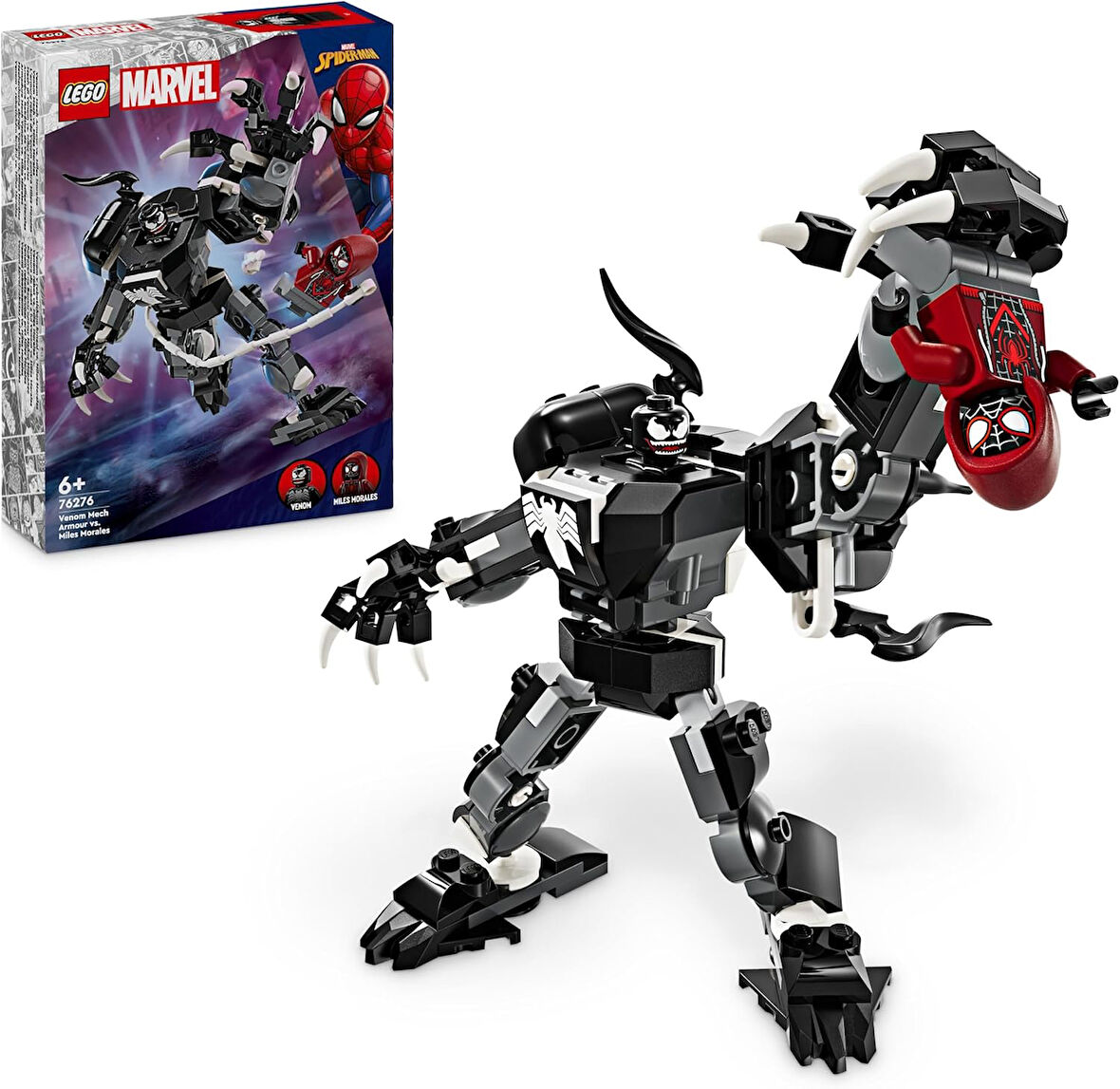 Lego Marvel Venom Robot Zırhı Miles Morales’E Karşı 76276-6 Yaş Ve Üzeri Süper Kahraman Seven Çocukl