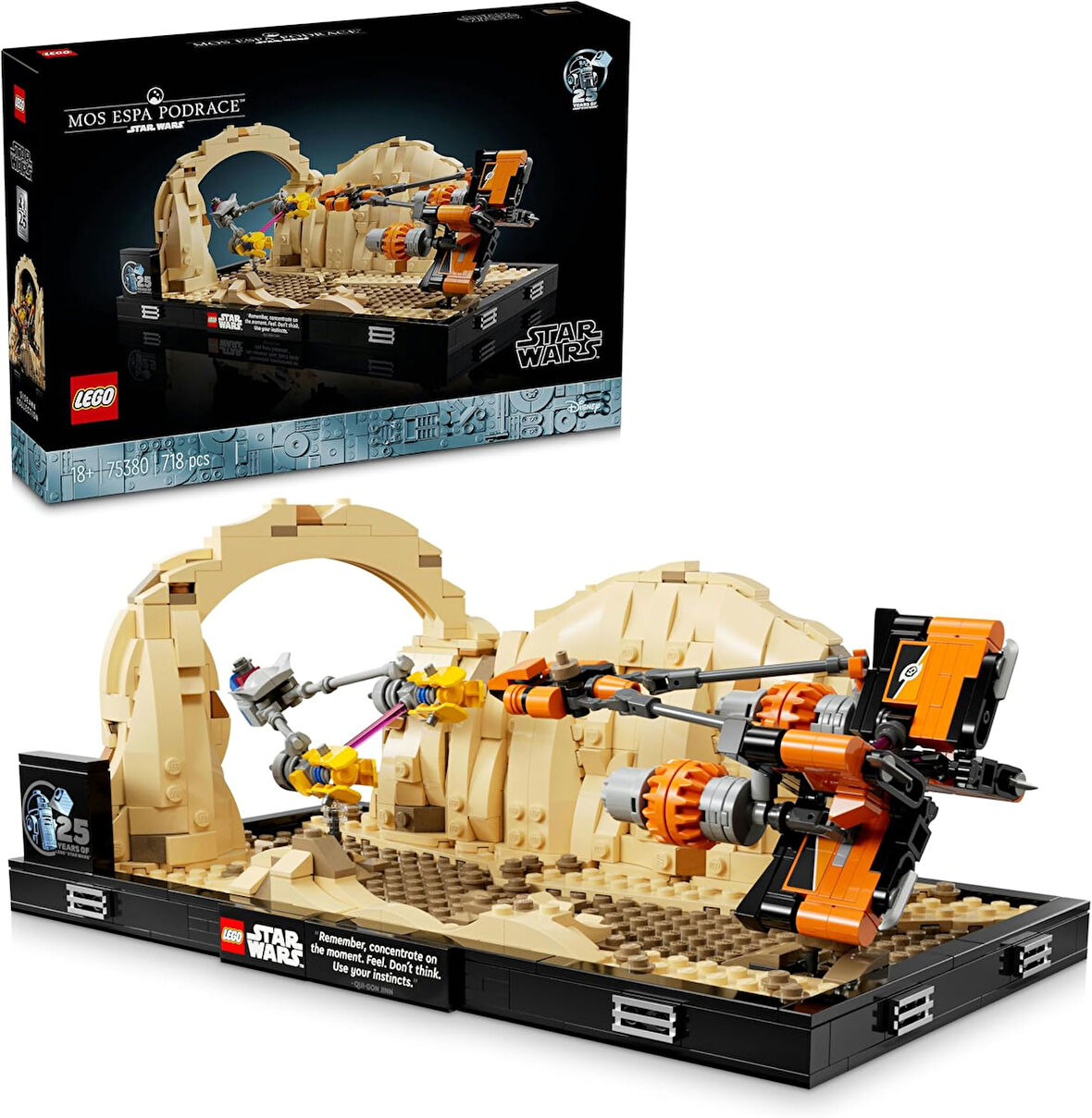 Lego Star Wars: Gizli Tehlike Mos Espa Pod Yarışı Dioraması 75380 Star Wars Seven Yetişkinler Için K