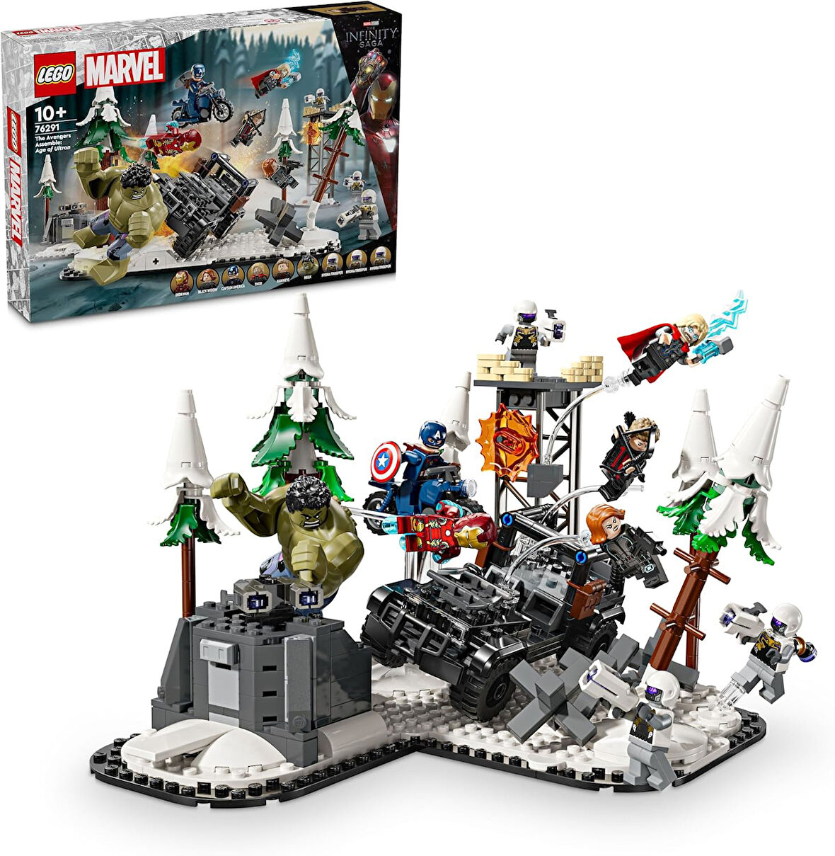 Lego Marvel Avengers Assemble: Ultron Çağı 76291 – 10 Yaş Ve Üzeri Süper Kahraman Sevenler İçin Yara
