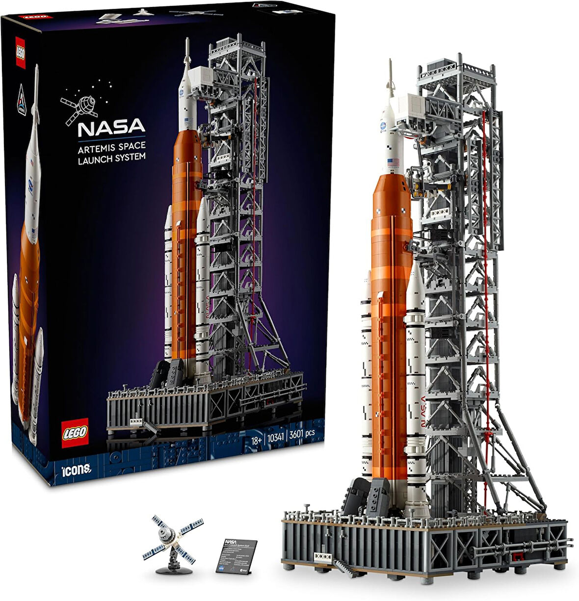 Lego Icons Nasa Artemis Uzay Fırlatma Sistemi 10341 - Yetişkinler Için Koleksiyonluk Yaratıcı Model 