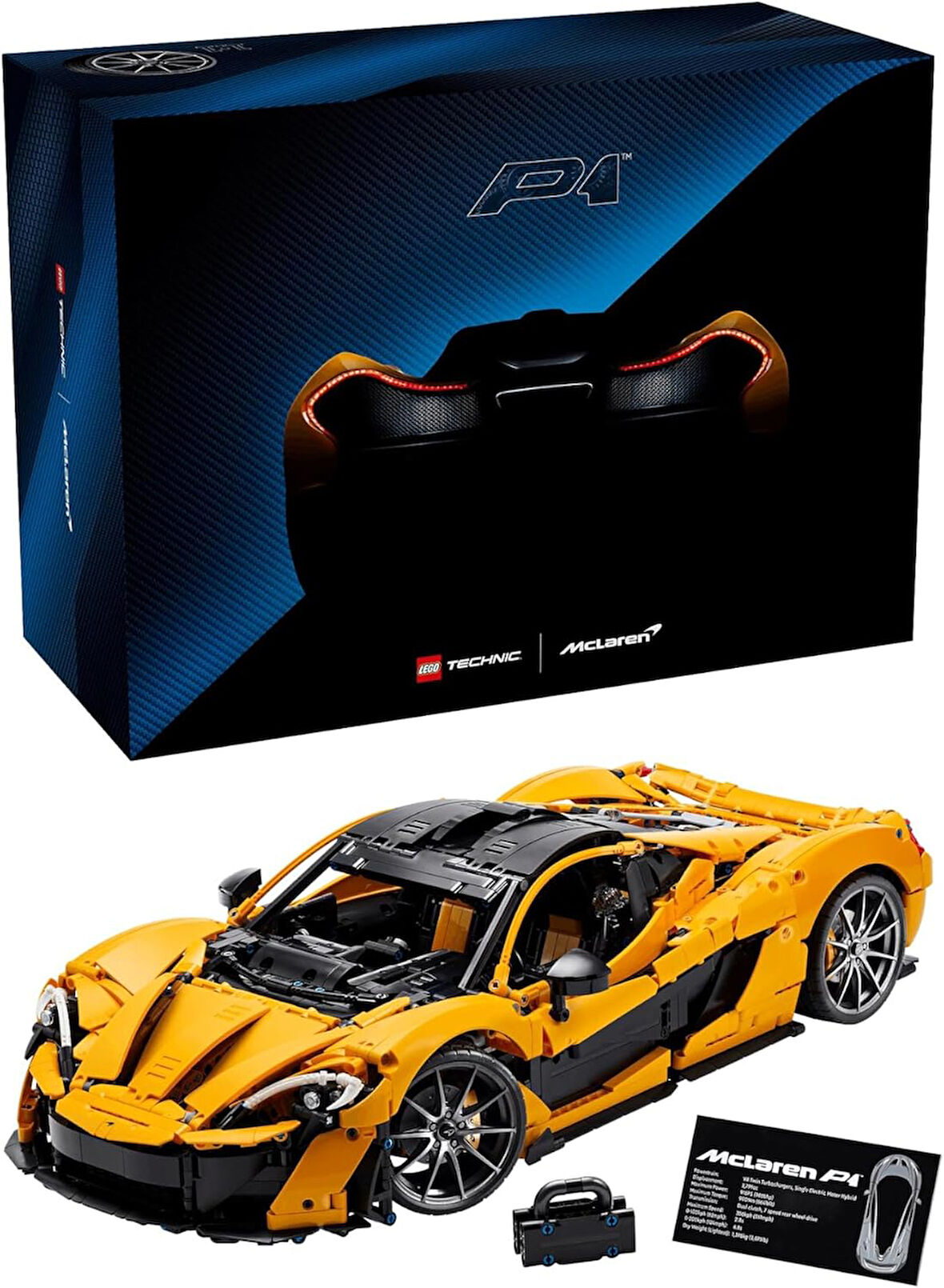 Lego Technic Mclaren P1 42172, Otomobil Tutkunu Yetişkinler Için Sergilenebilir Araba Modeli Yapım S