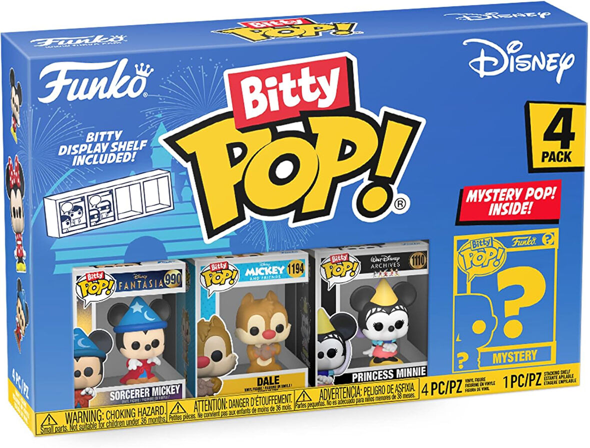 Funko Bitty Pop Figür Disney - Sorcerer Mickey 4Pk