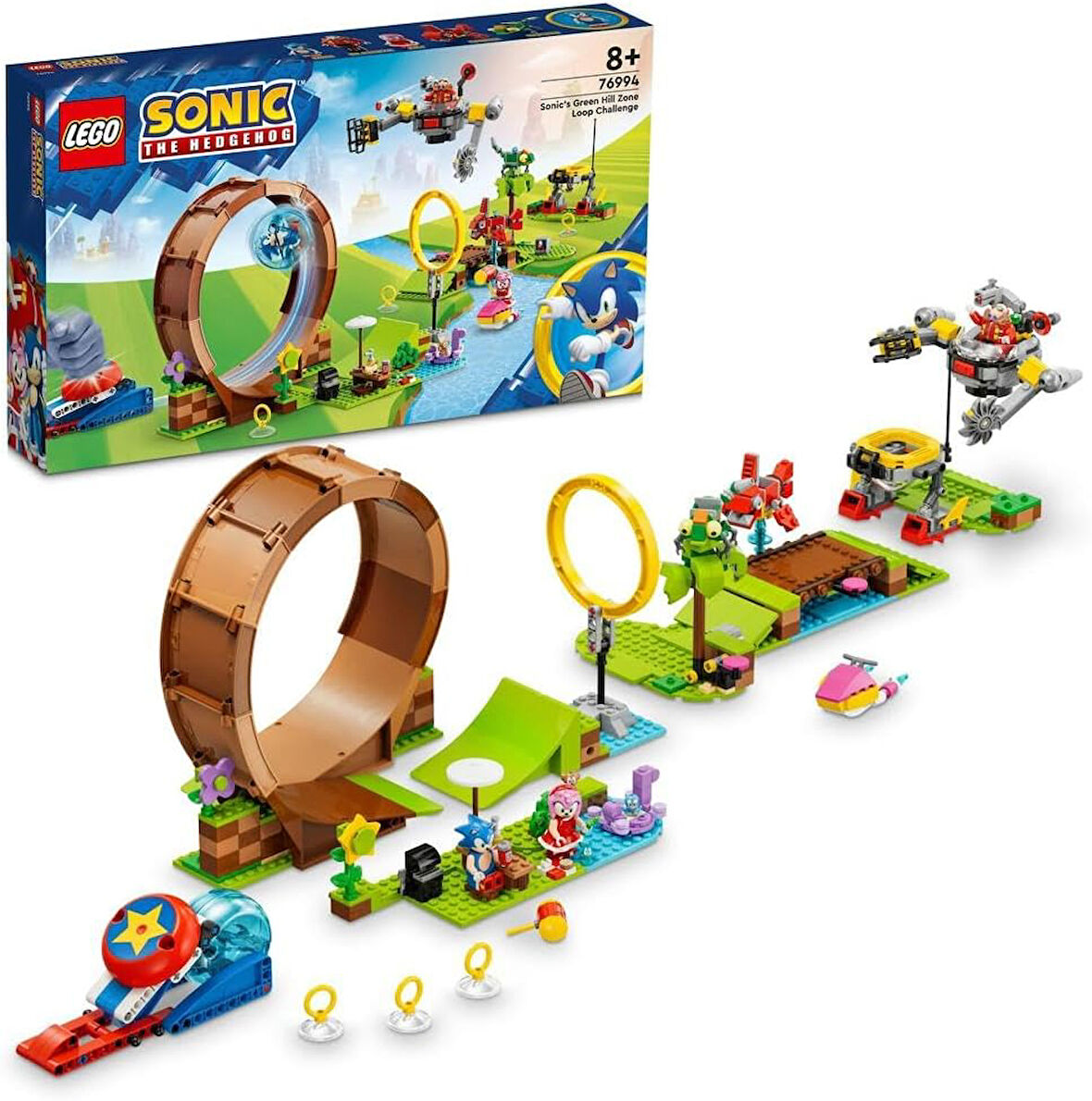Lego Sonic The Hedgehog Sonic Green Hill Zone Daire Engeli 76994 (802 Parça)