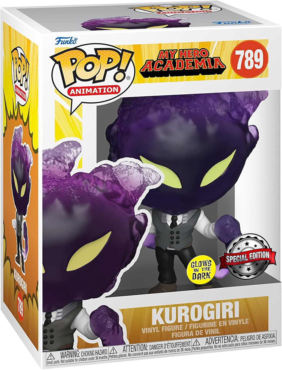 Funko My Hero Academia Kurogiri Glow Le 789 Koleksiyon Figürü