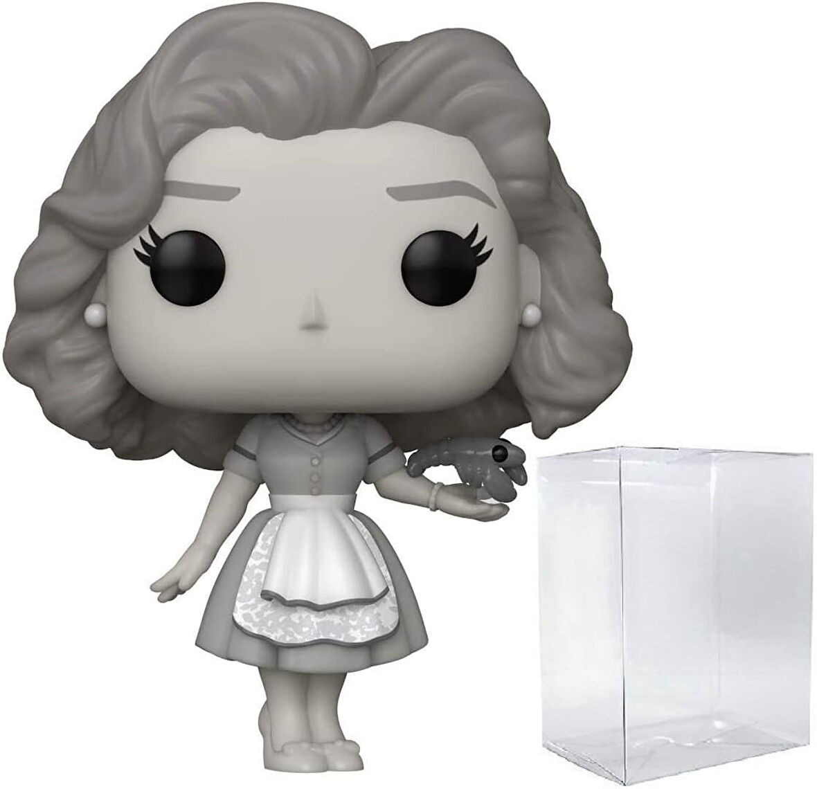 Wanda 50S B&W Pop #713 Pop Tv: Wanda Vision Vinyl Figure (Bundled With Ecotek Protector To Protect D