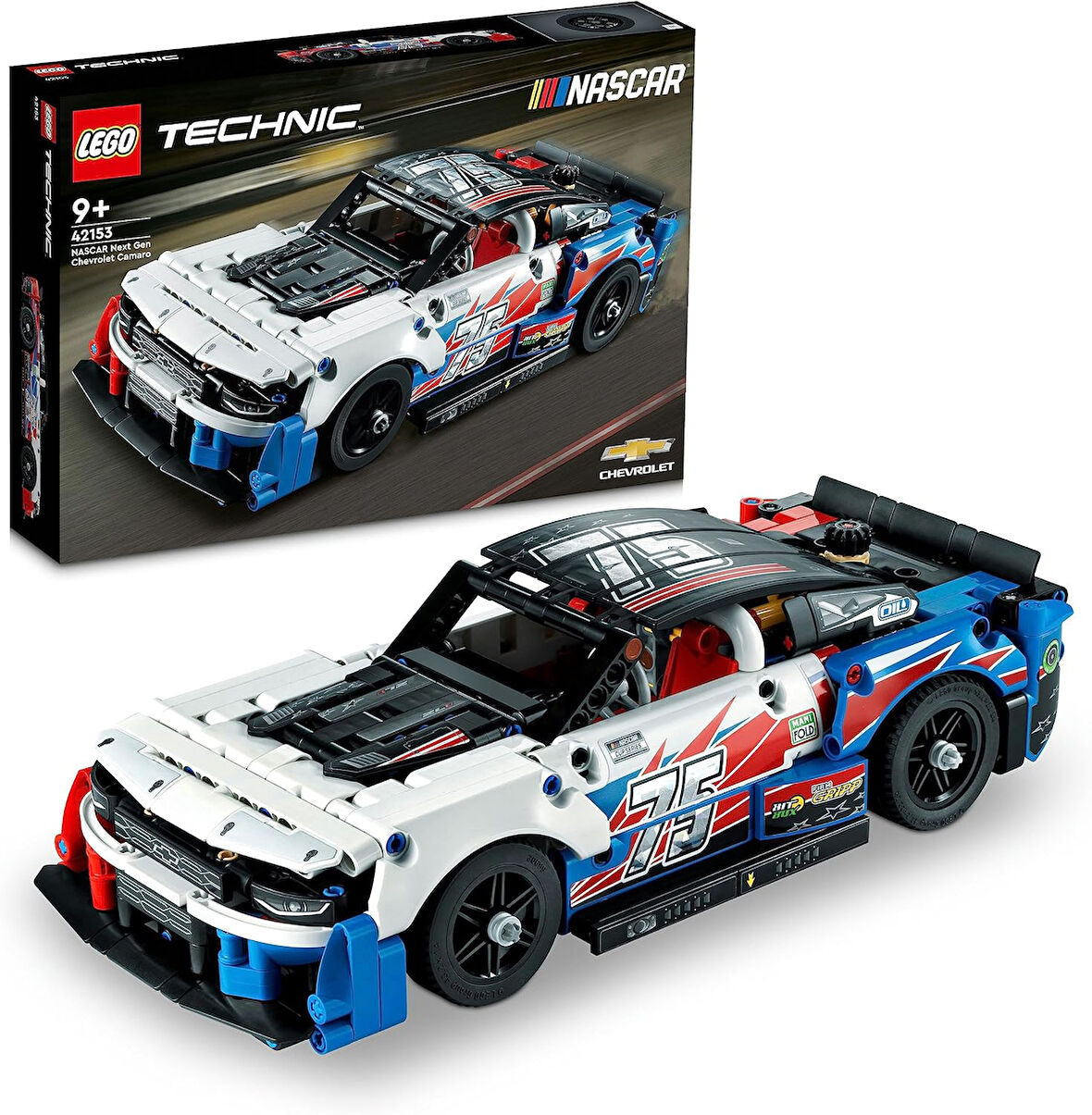 Lego Technic Nascar Yeni Nesil Chevrolet Camaro Zl1 42153-9 Yaş Ve Üzeri Çocuklar İçin Yaratıcı Oyun