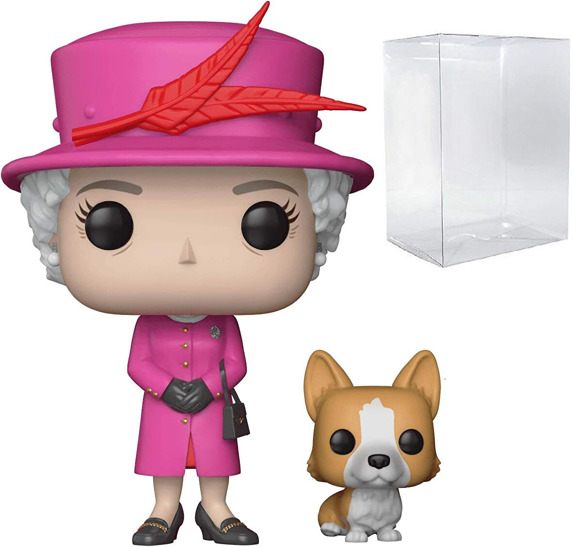 Pop The Royal Family - Queen Elizabeth Ii With Corgi Funko Pop! Vinil Figür (Uyumlu Pop Kutusu Koruy