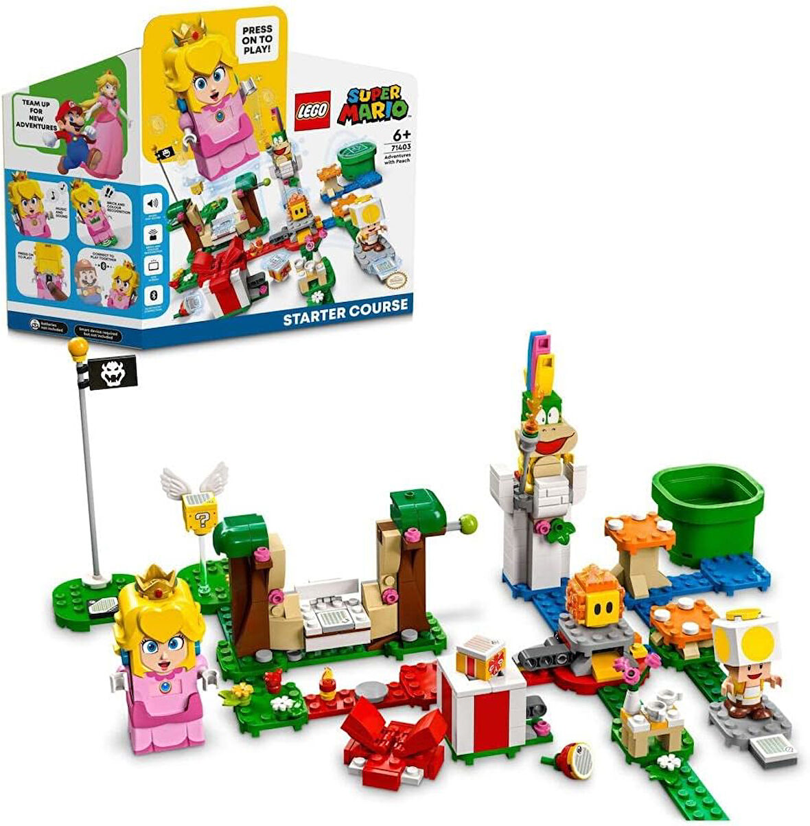 Lego® Super Mario™ Peach Ile Maceraya Başlangıç Seti 71403-6 Yaş Ve Üzeri Çocuklar Için Oyun Seti (3