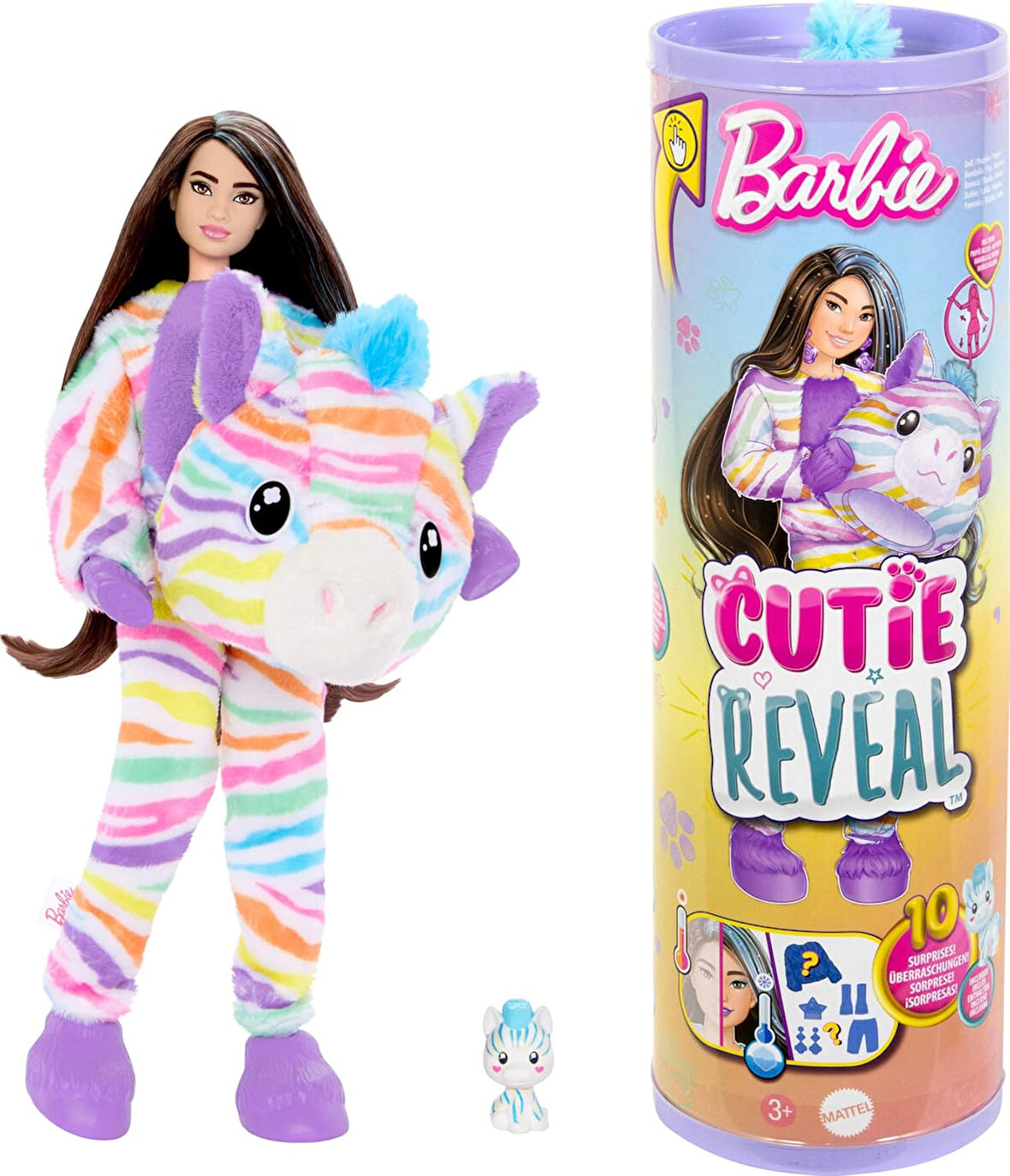 Hrk39 | Cutie Reveal Barbie Color Dream Series - Zebra