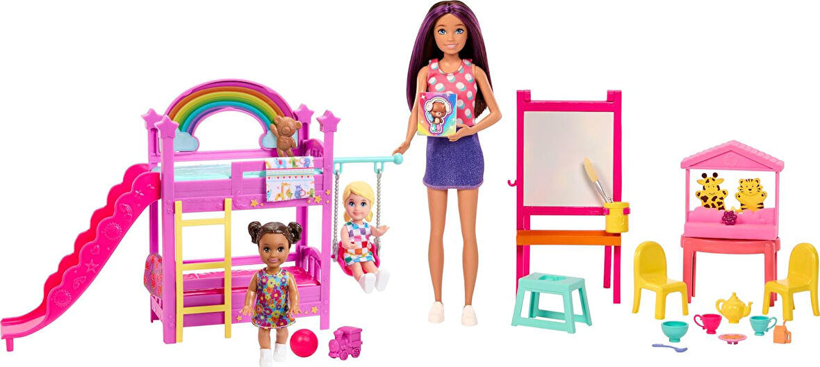 Barbie Skipper Bebek Bakıcılığı Eğlencesi Oyun Seti