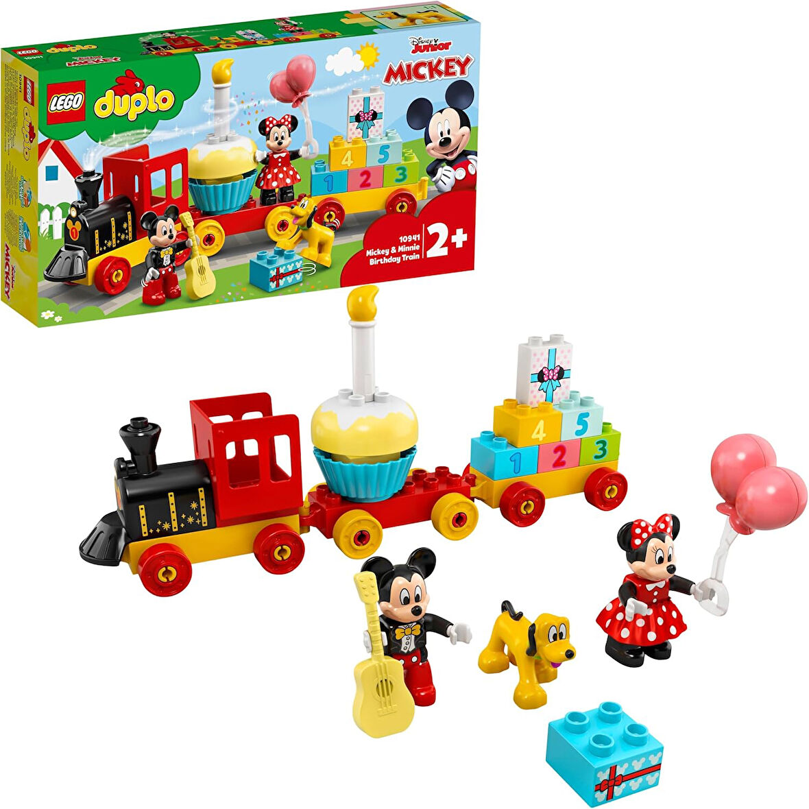 Lego Duplo ǀ Disney Mickey Ve Minnie Doğum Günü Treni 10941-2 Yaş Ve Üzeri Çocuklar Için Rakamlı Doğ