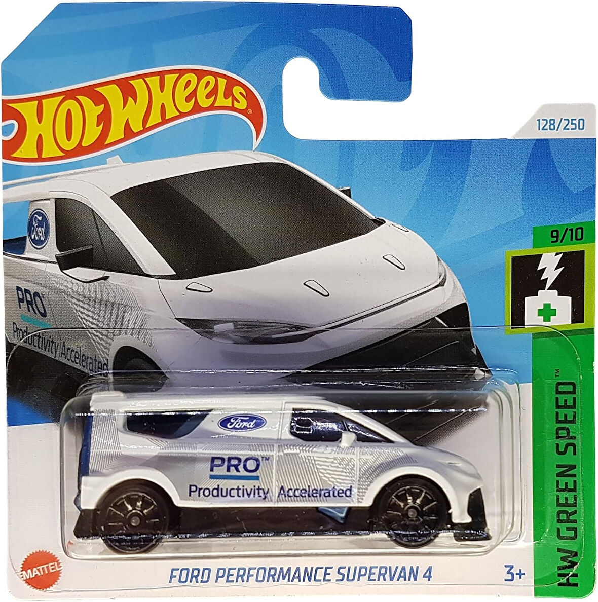 Hot Wheels - Ford Performance Supervan 4 - Hw Green Speed 9/10 - Hry90 - Short Card - Kleintransport