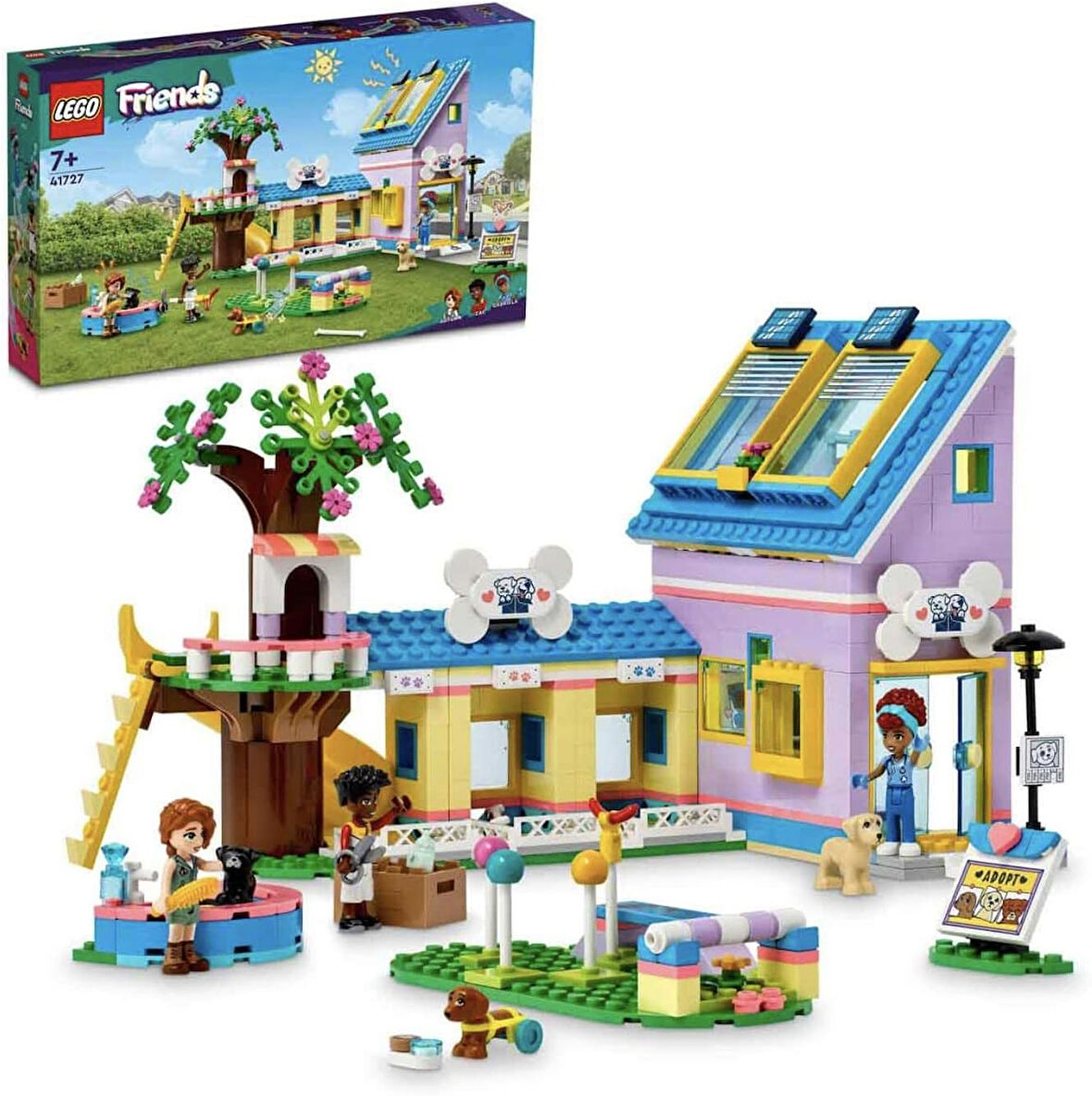 Lego® Friends Köpek Kurtarma Merkezi 41727-7 Yaş Ve Üzeri Çocuklar Için 3 Mini Bebek Ve 3 Köpek Kara