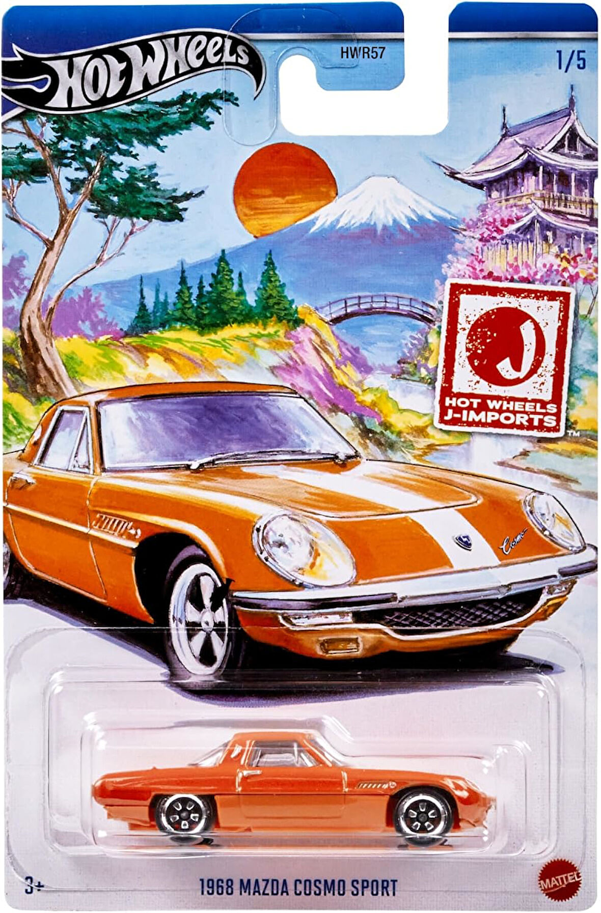 Hot Wheels J-Imports - 1968 Mazda Cosmo Sport Hwr57 - Hrt00
