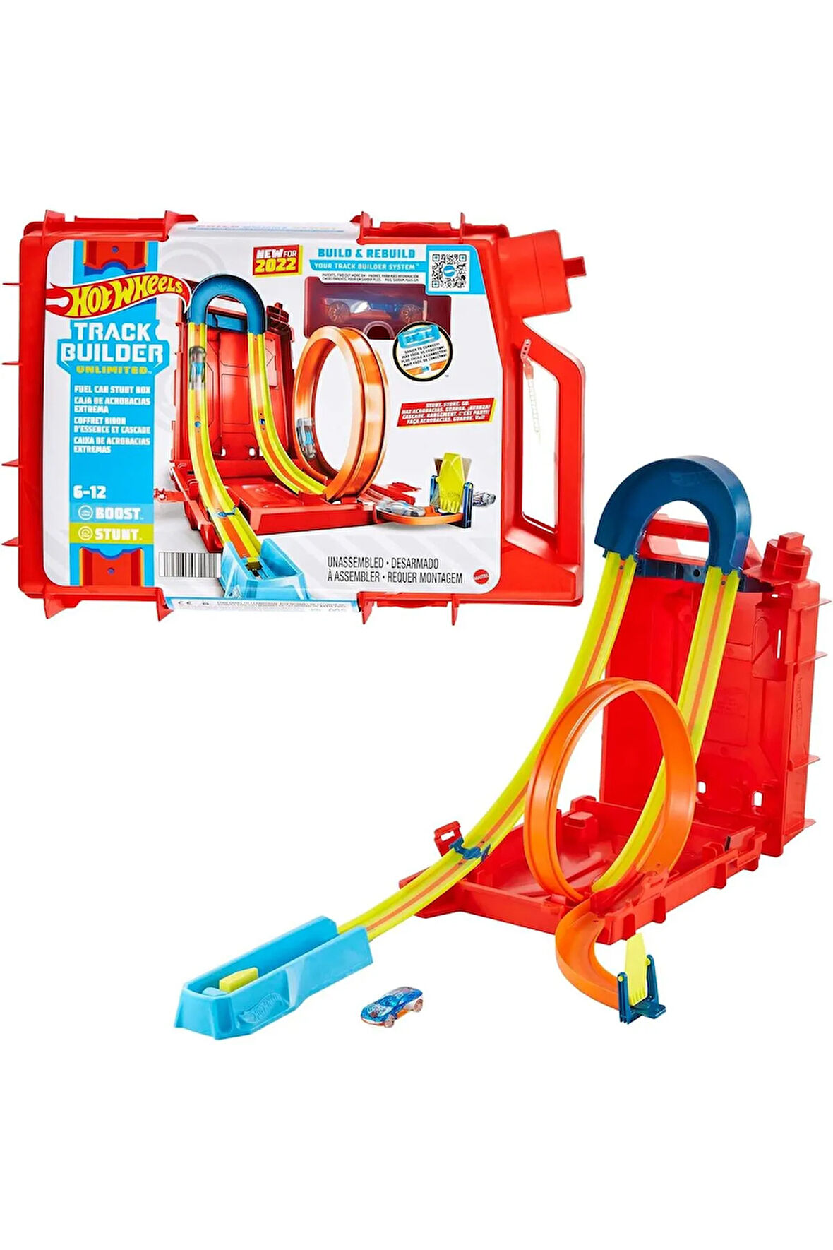 Track Builder Benzin Bidonu Akrobasi Seti, 4 Yaş Ve Üzeri, Hdx78