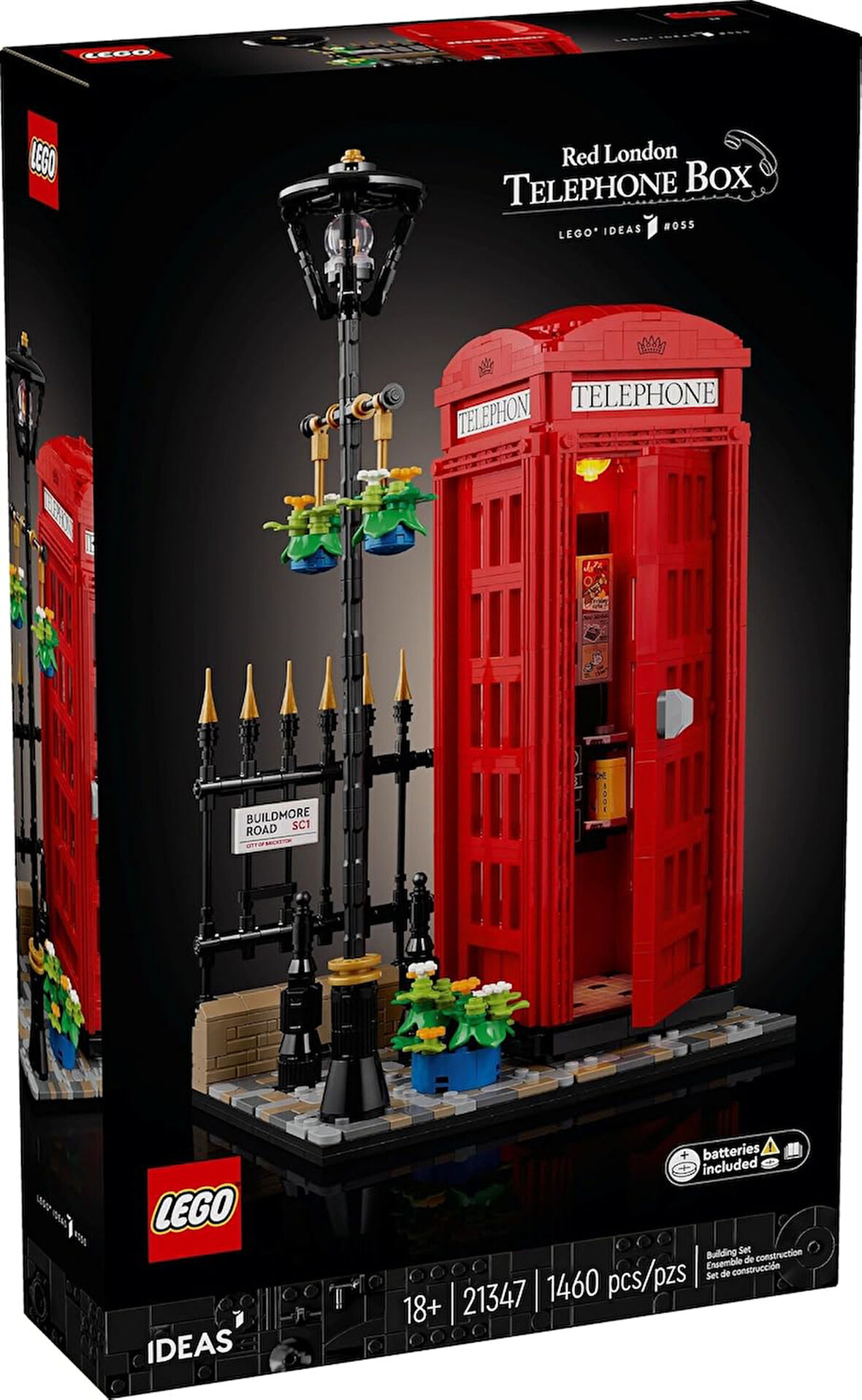 Lego Ideas 21347 Red London Telephone Box