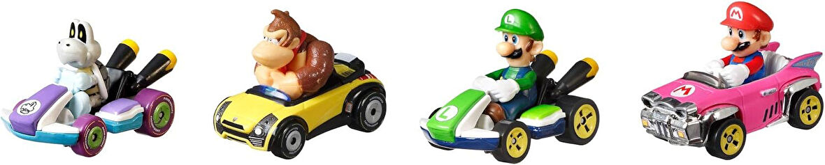 Hot Wheels Dörtlü Mariokart, Oyuncak