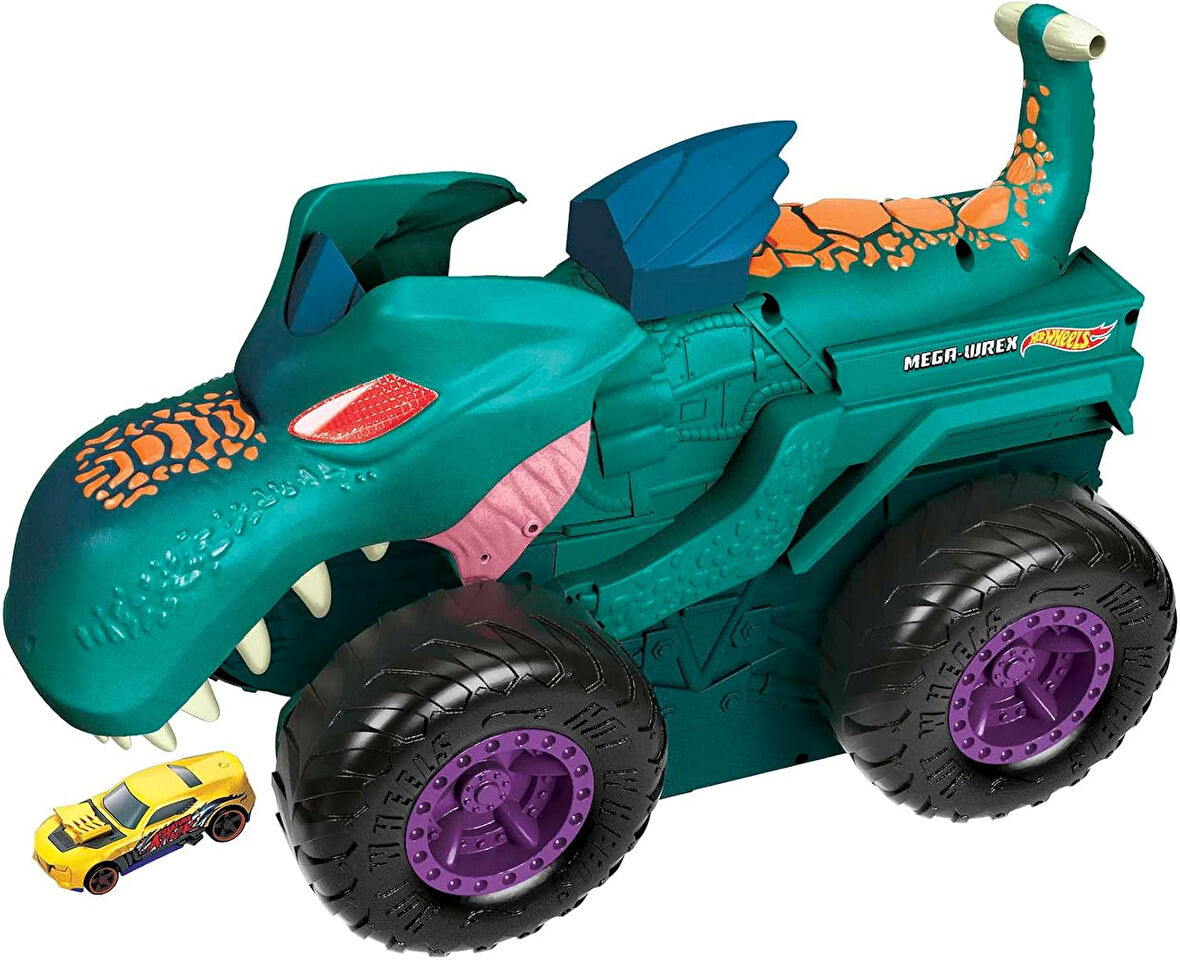 Hot Wheels Monster Trucks Araba Yiyen Mega Wrex, 4 Yaş Ve Üzeri, Gyl13