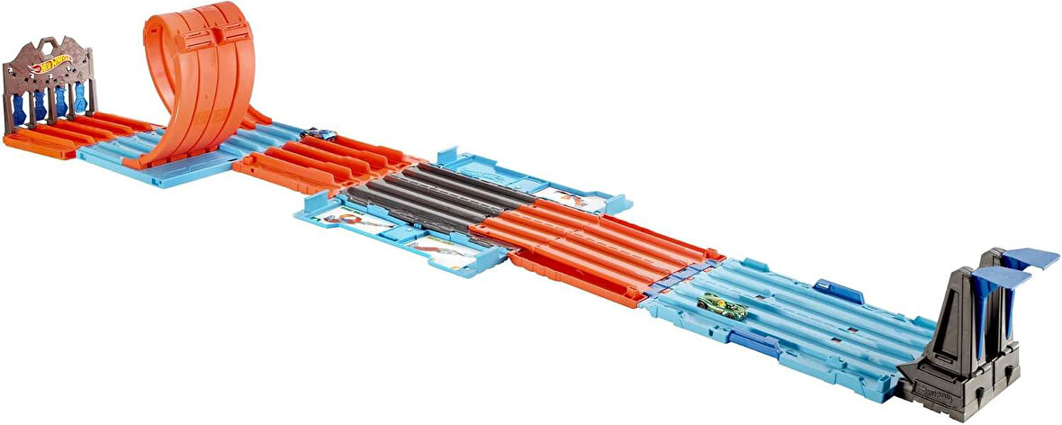 Hot Wheels Yarış Kutusu, Tek Sette 3 Akrobasi Heyecanı Bulunur, Taşınabilir Saklama Kutusu Dahil, 6-