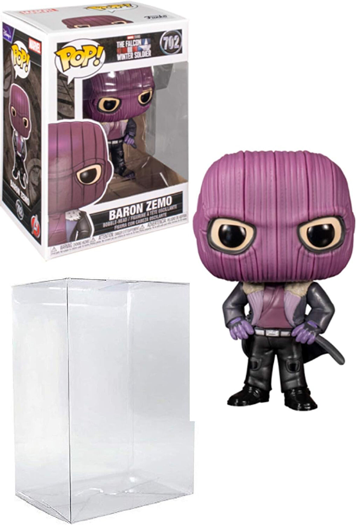 Baron Zemo Pop #702 Pop Tv: The Falcon And The Winter Soldier Vinyl Figure (Bundled With Ecotek Prot