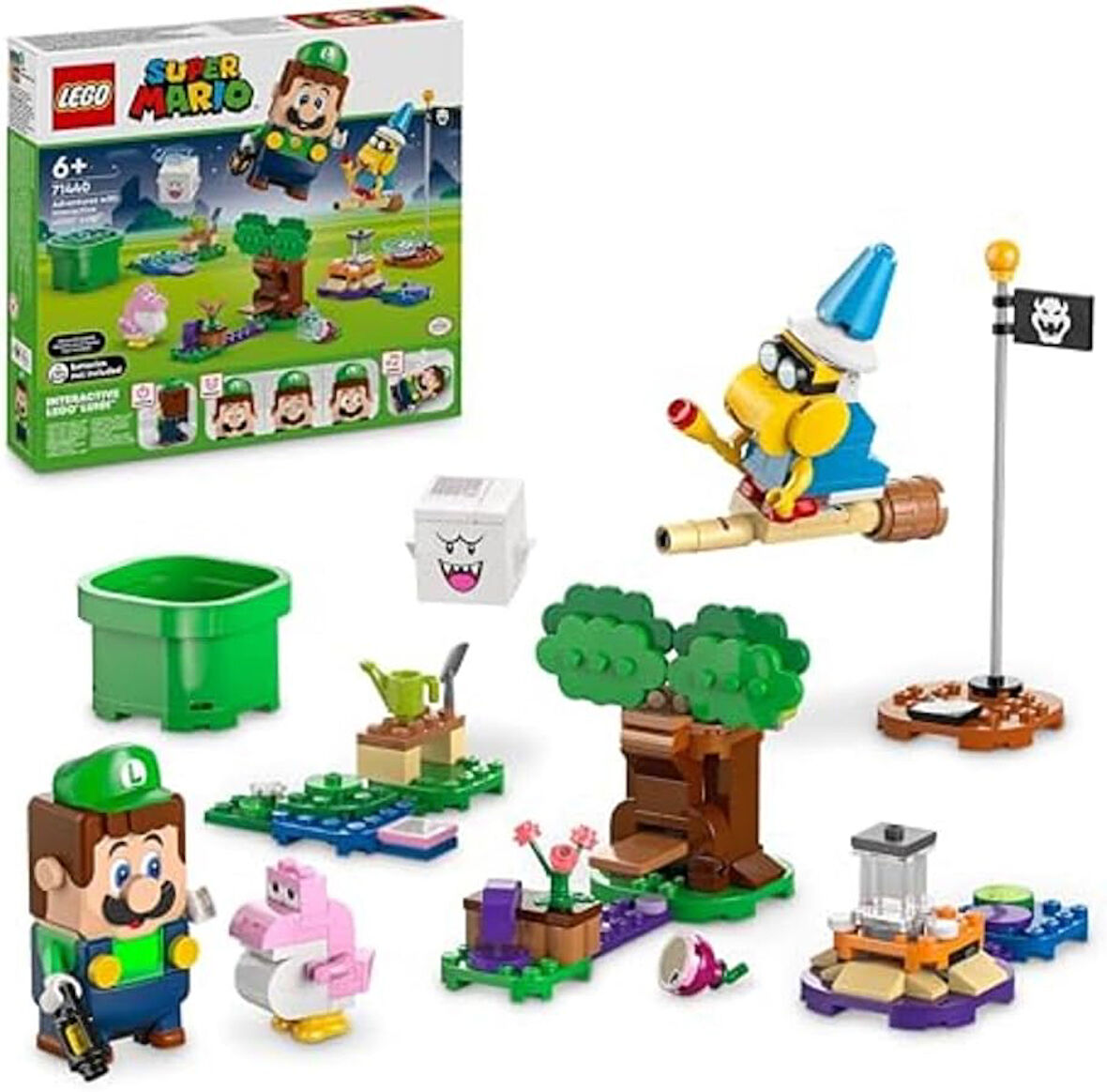 Lego Super Mario İnteraktif Lego Luigi Ile Maceralar 71440-6 Yaş Ve Üzeri Çocuklar İçin Koleksiyonlu