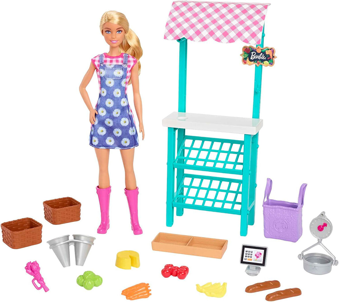 Barbie Çiftçi Pazarı Oyun Seti, 3 Yaş Ve Üzeri, Hcn22