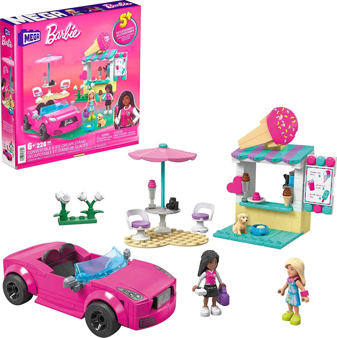 Barbie-Mega Barbie Dondurma Standı Hpn78