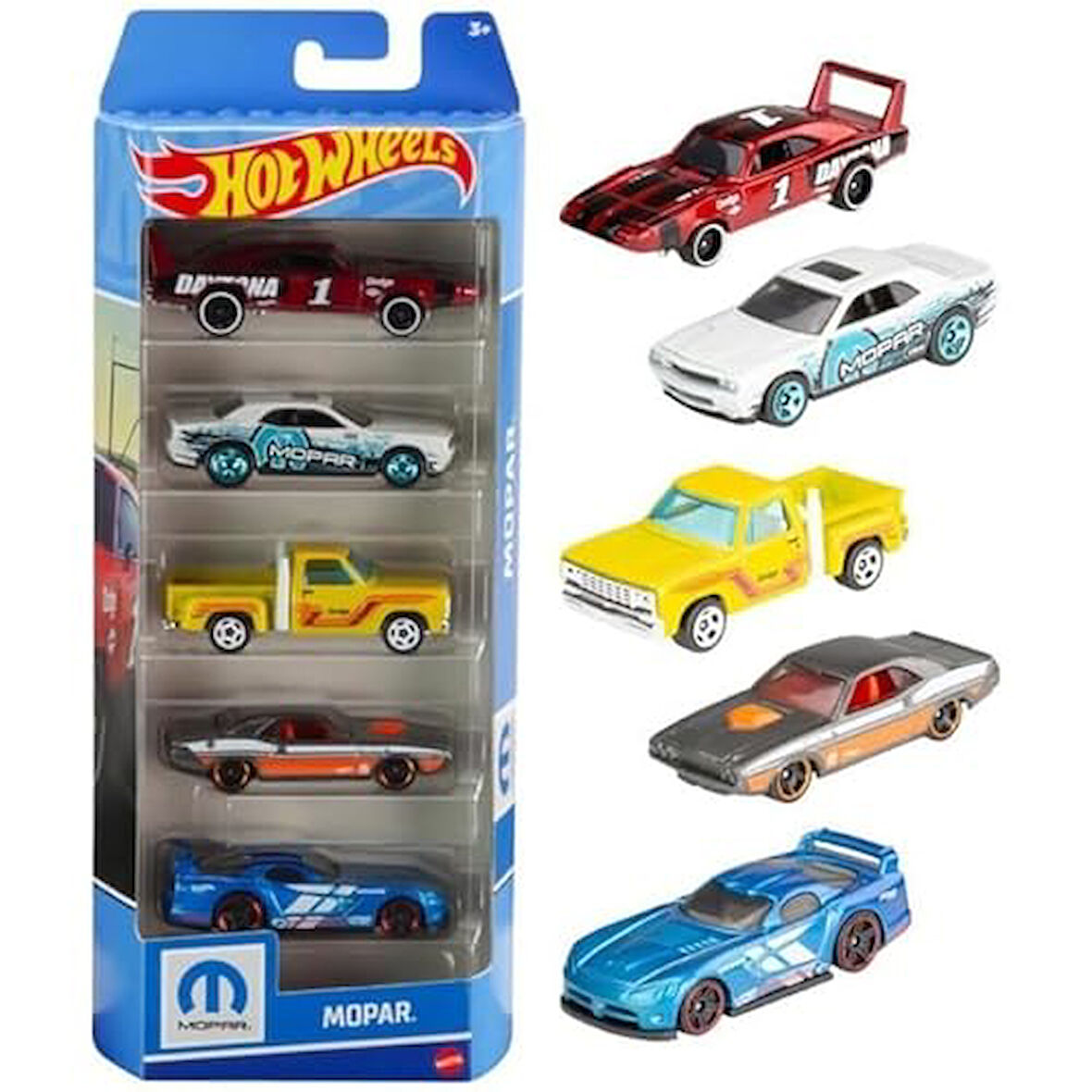 1806 Hot Wheels Beşli Araba Seti Mopar Htv48
