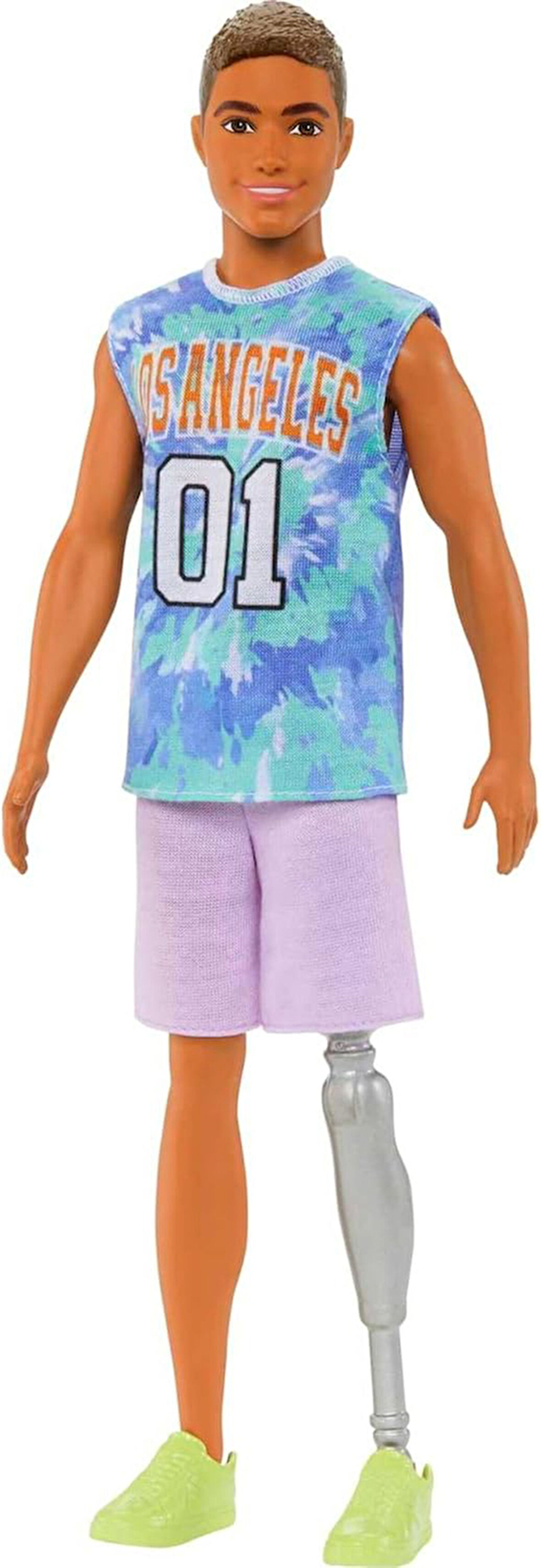 Barbie Fashionistas Ken Sportowy Strój Z Protezą Nogi