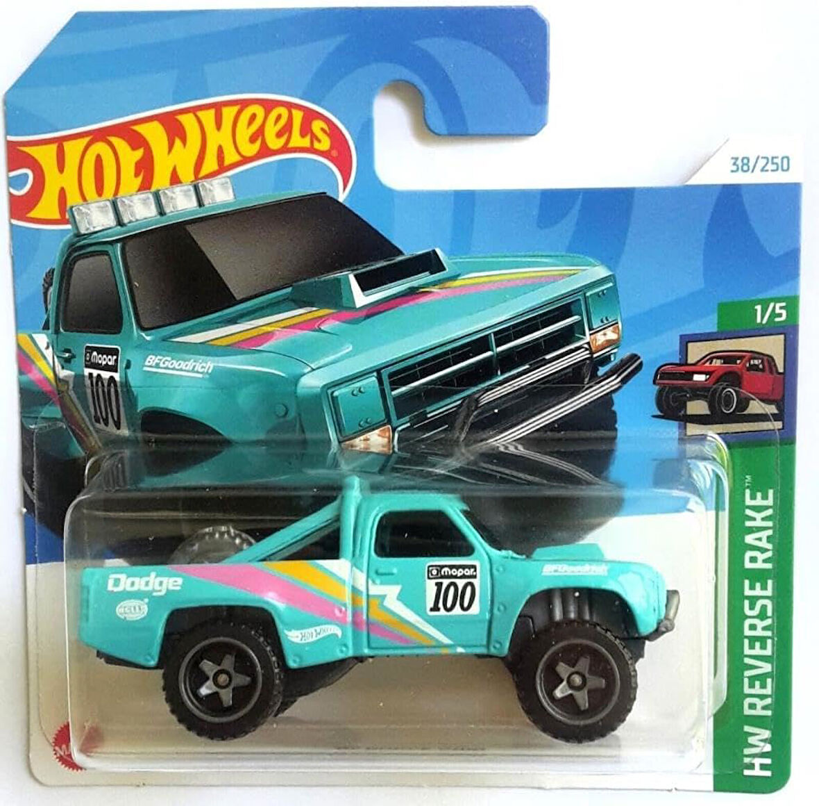 Hot Wheels Tekli Arabalar 87 Dodge D100 Htd17