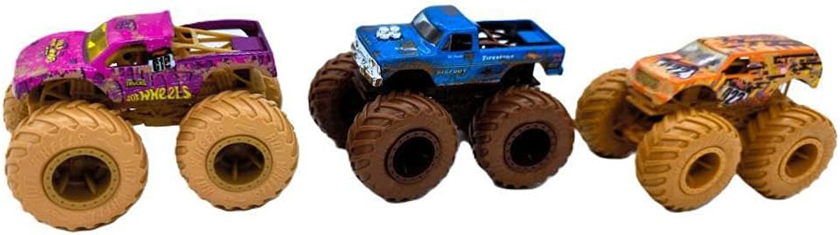 Hot Wheels Monster Trucks 3 Lü Paket Hnt79