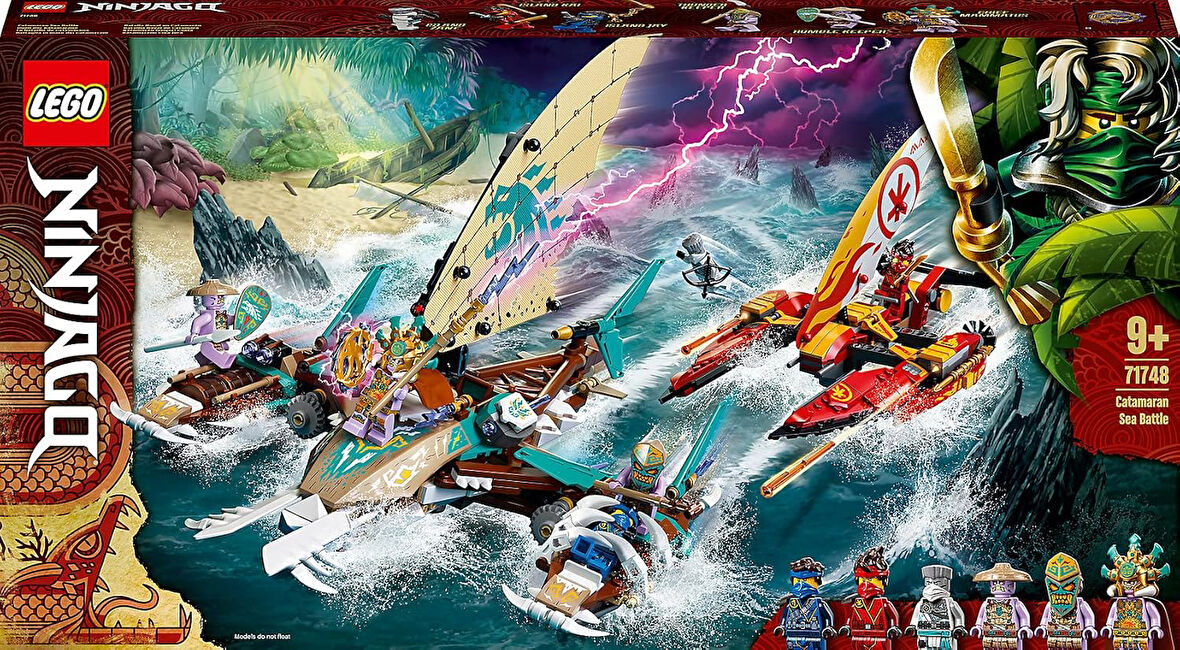 Lego Ninjago Katamaran Deniz Savaşı 71748 Yapım Seti; Katamaran Oyuncakları Içeren Ninja Oyun Seti (