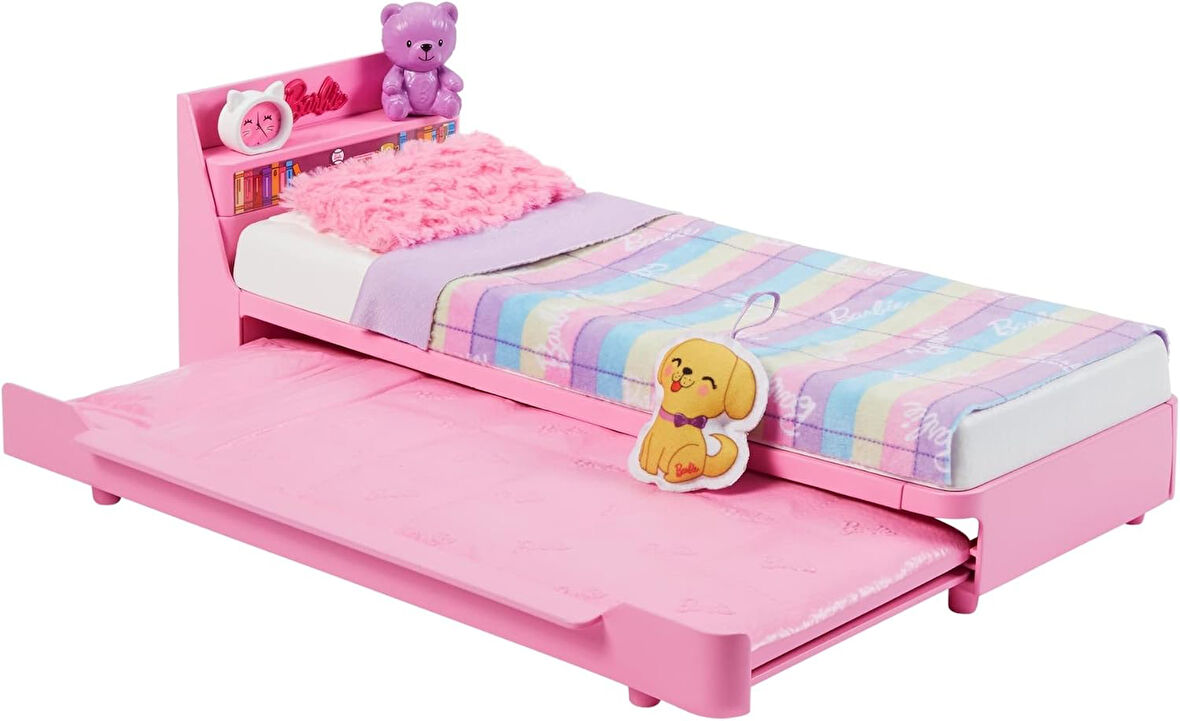 My First Barbie - İlk Barbie Bebeğim - Barbie'Nin Yatağı Oyun Seti