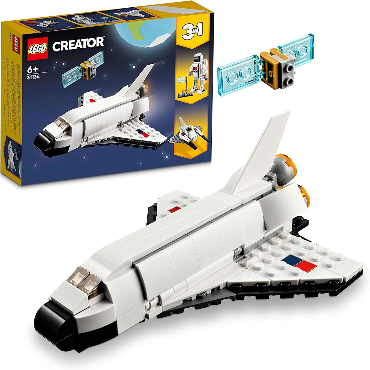 Lego Creator Uzay Mekiği 31134-6 Yaş Ve Üzeri Çocuklar İçin Astronot Ve Uzay Gemisi Modelleri İçeren