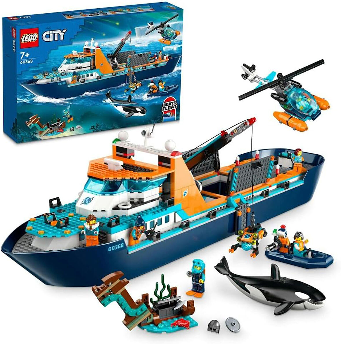 Lego 60368 Kutup Keşif Gemisi - Yeni.