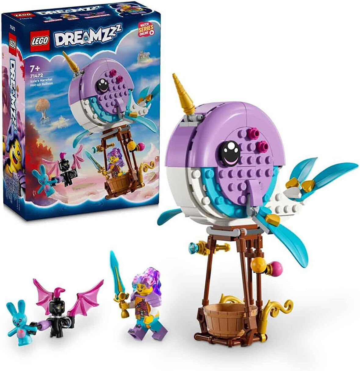 Lego Dreamzzz Izzie'Nin Deniz Gergedanı Sıcak Hava Balonu 71472-7 Yaş Ve Üzeri Için Deniz Hayvanı İç