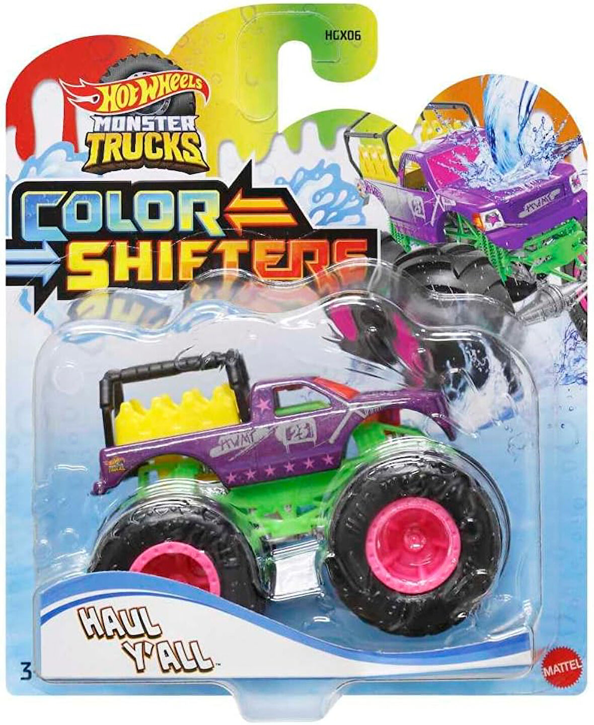 Hot Wheels Monster Trucks 1:64 Renk Değiştiren Arabalar - Haul Y All
