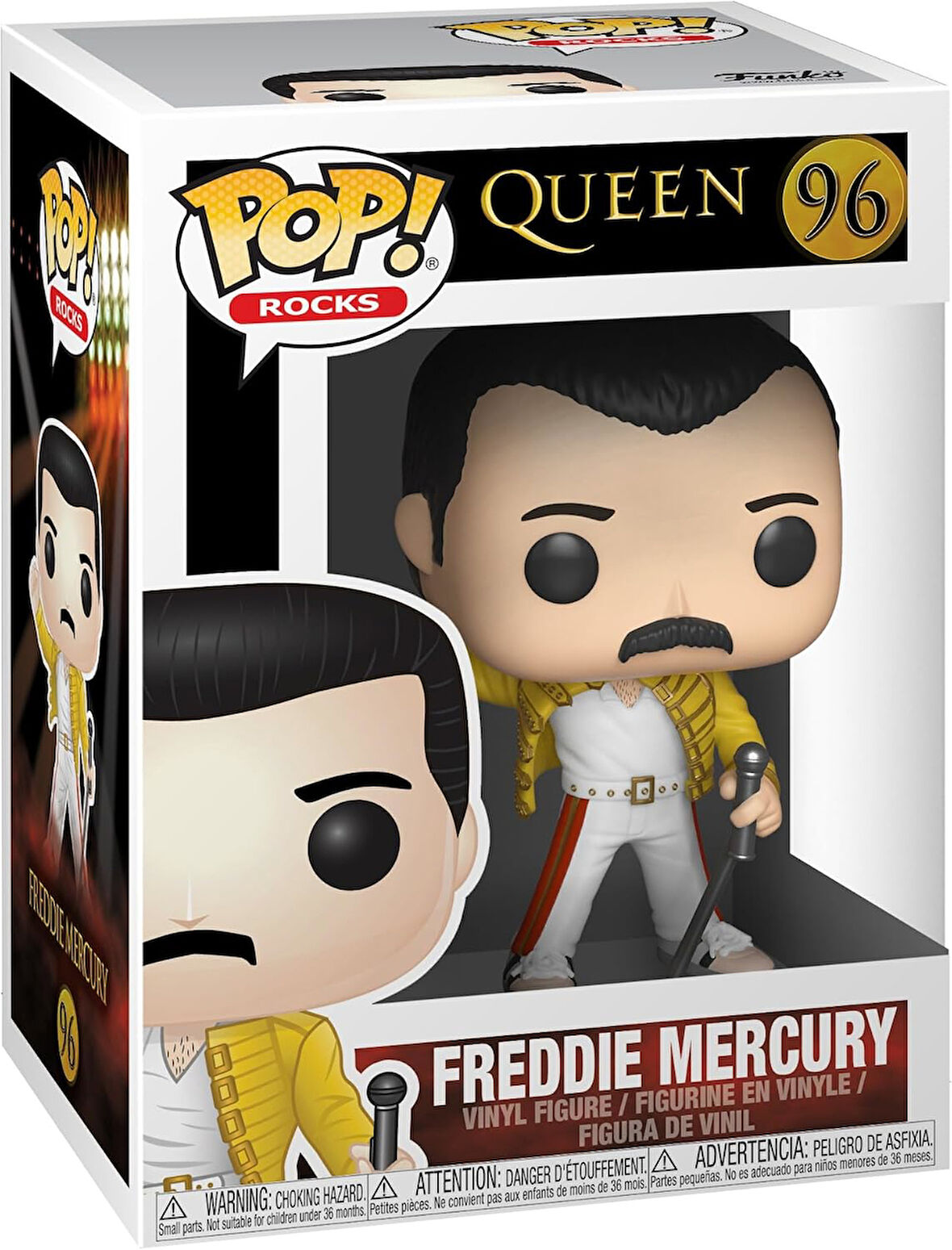 Funko Pop Figür - Rocks: Queen - Freddy Mercury At Wembley 1986 With Yellow Jacket