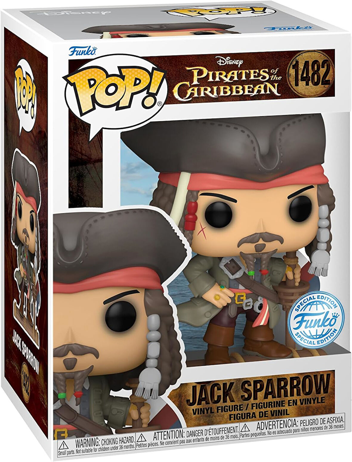 Funko Pop! Filmler: Potc - Kaptan Jack Sparrow - (Açılış) - Karayip Korsanları - Karayip Korsanları 