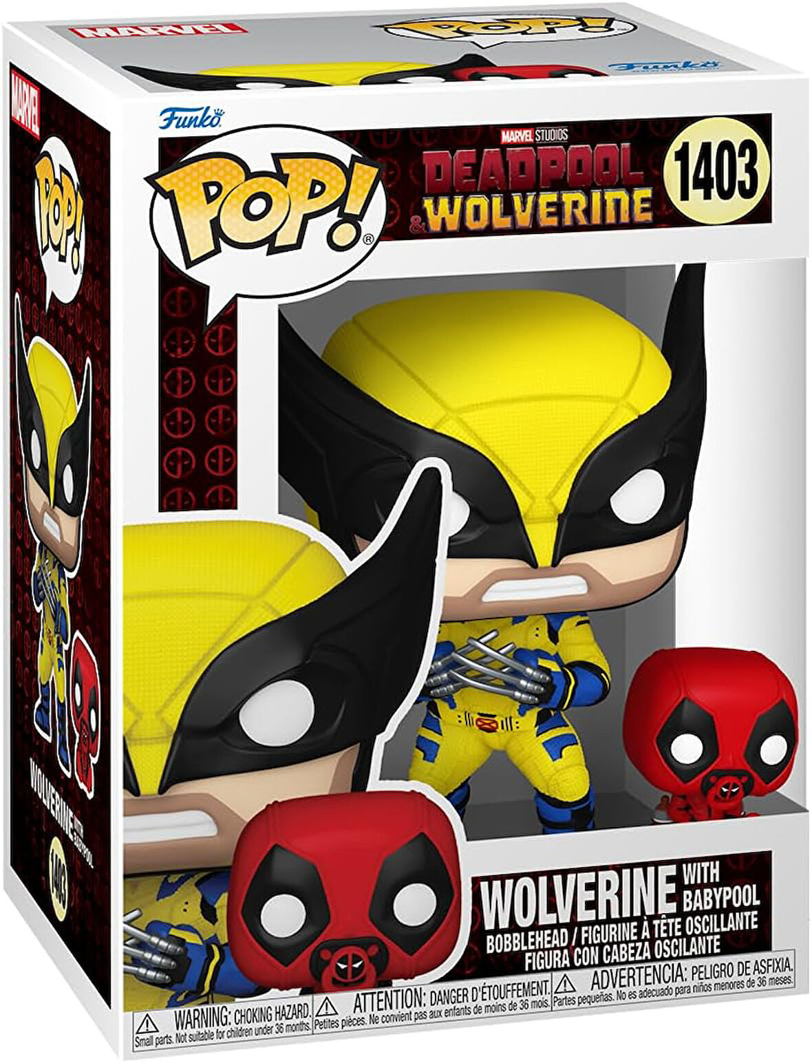 Funko Pop! & Buddy: Deadpool & Wolverine - Babypool Ile Wolverine