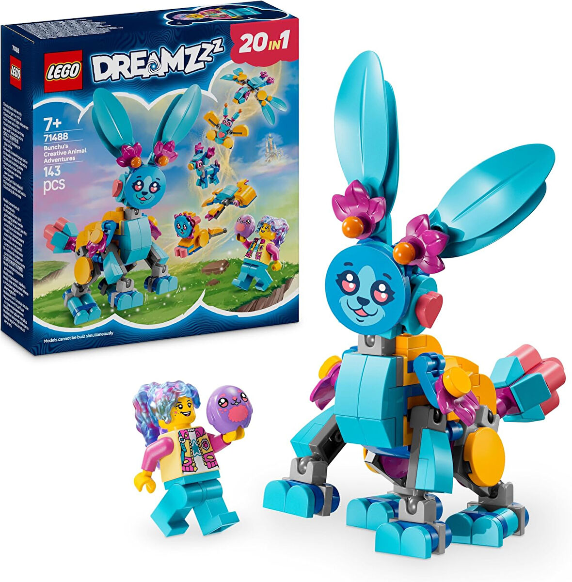 Lego Dreamzzz Bunchu’Nun Yaratıcı Hayvan Maceraları 71488-7 Yaş Ve Üzeri Çocuklar Için Oyuncak Tavşa
