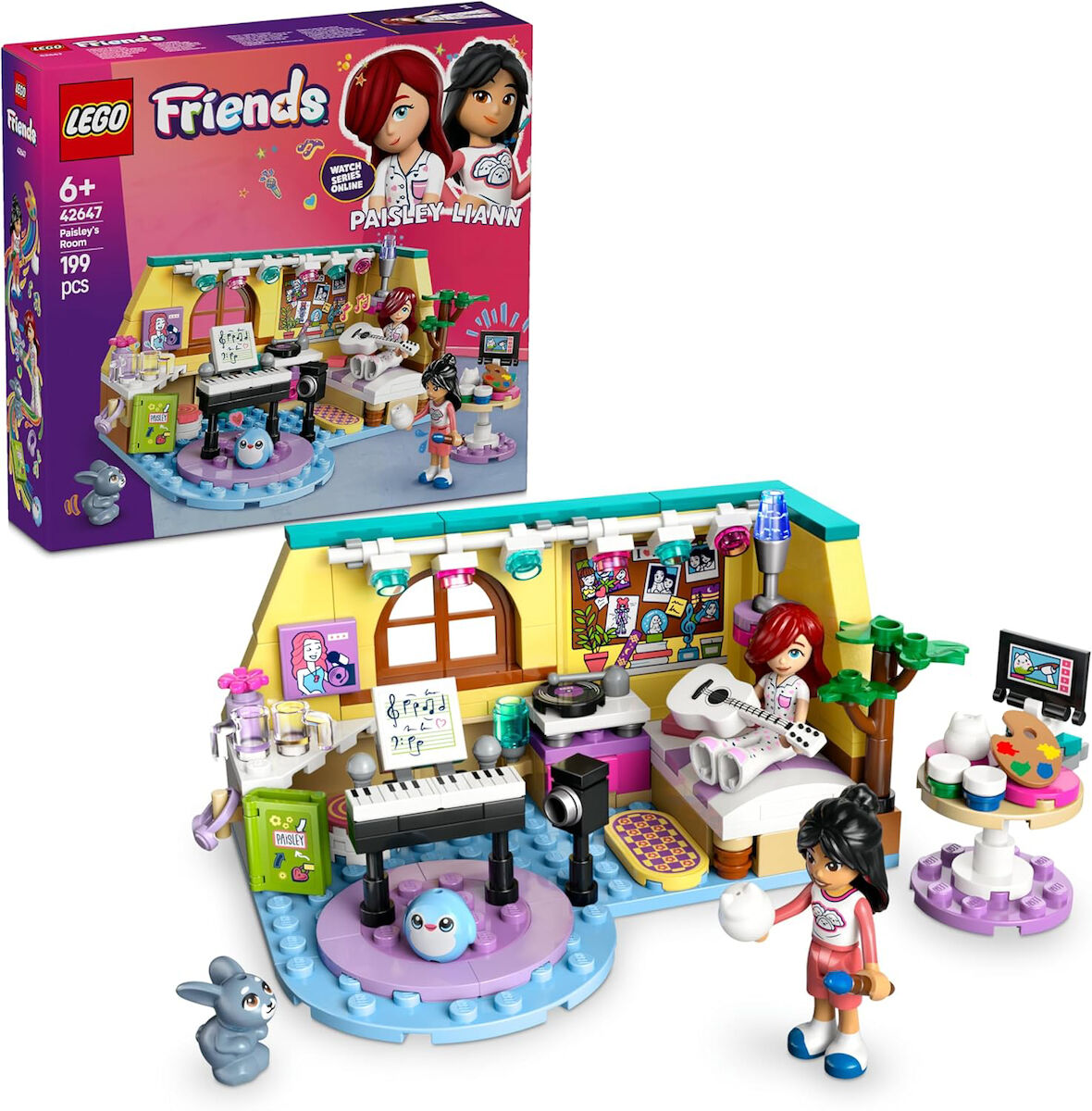 Lego Friends Paisley’Nin Odası 42647-6 Yaş Ve Üzeri Kız Ve Erkek Çocukları Için Mini Bebek İçeren Ya