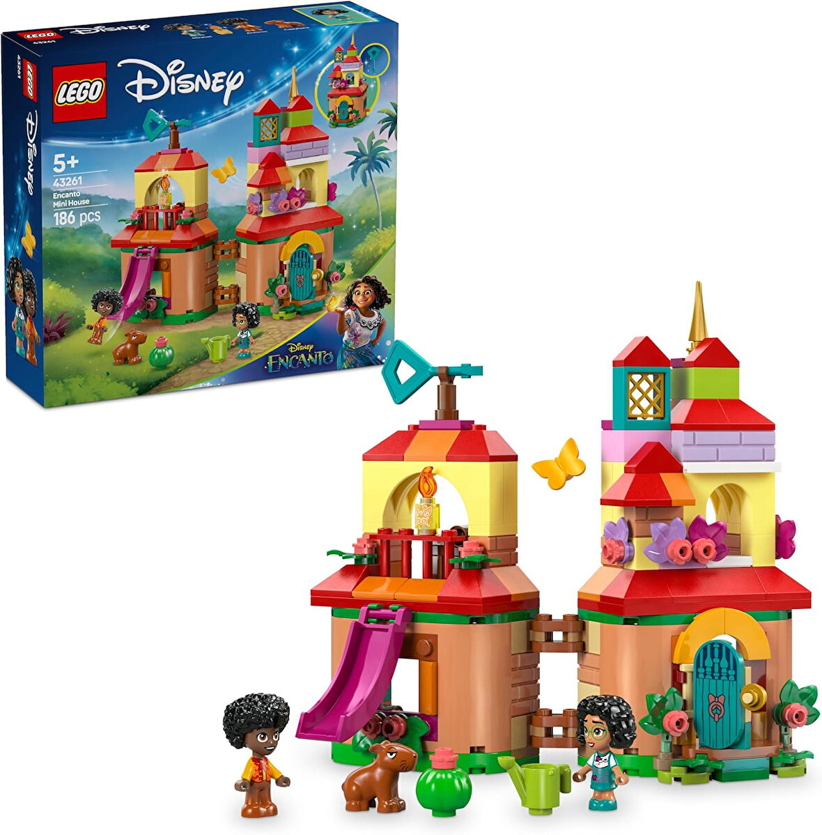 Lego ǀ Disney Mini Enkanto Evi 43261-5 Yaş Ve Üzeri Prenses Seven Kız Ve Erkek Çocuklar Için Yaratıc