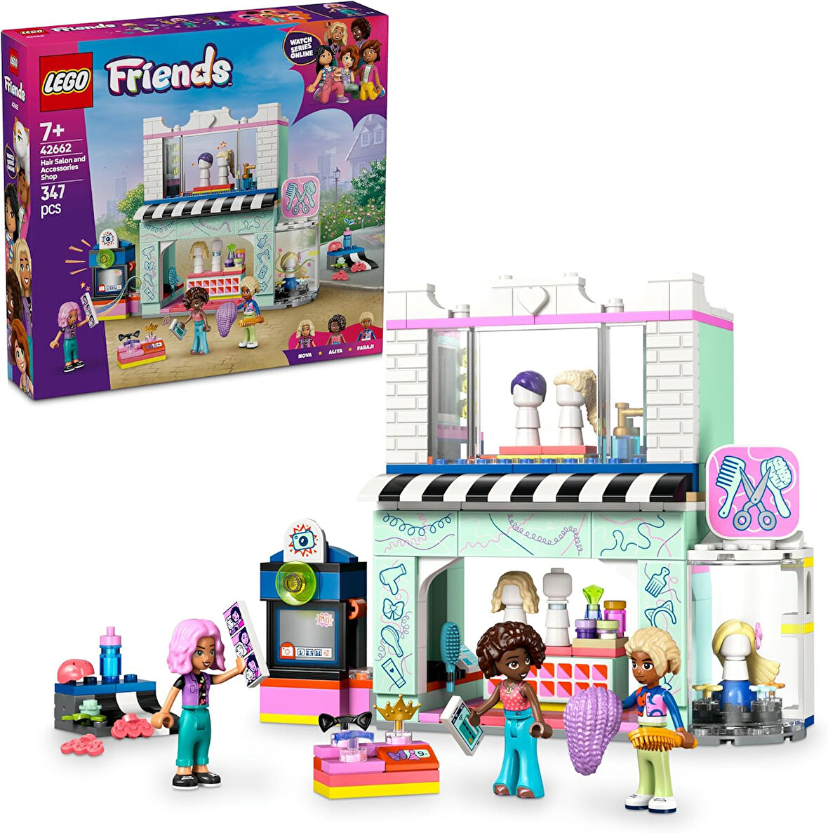 Lego Friends Kuaför Ve Aksesuar Mağazası 42662-7 Yaş Ve Üzeri Erkek Ve Kız Çocukları Için Mini Bebek
